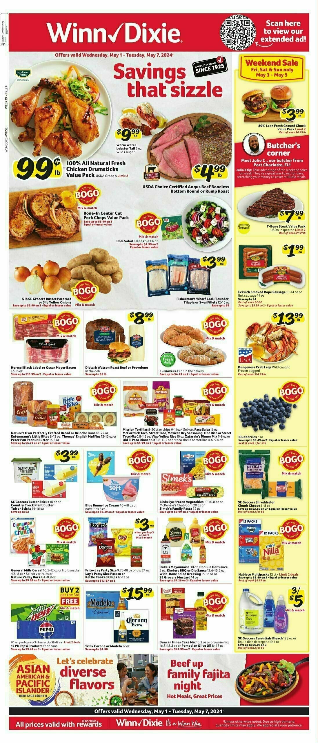 Winn-Dixie Weekly Ad from May 1