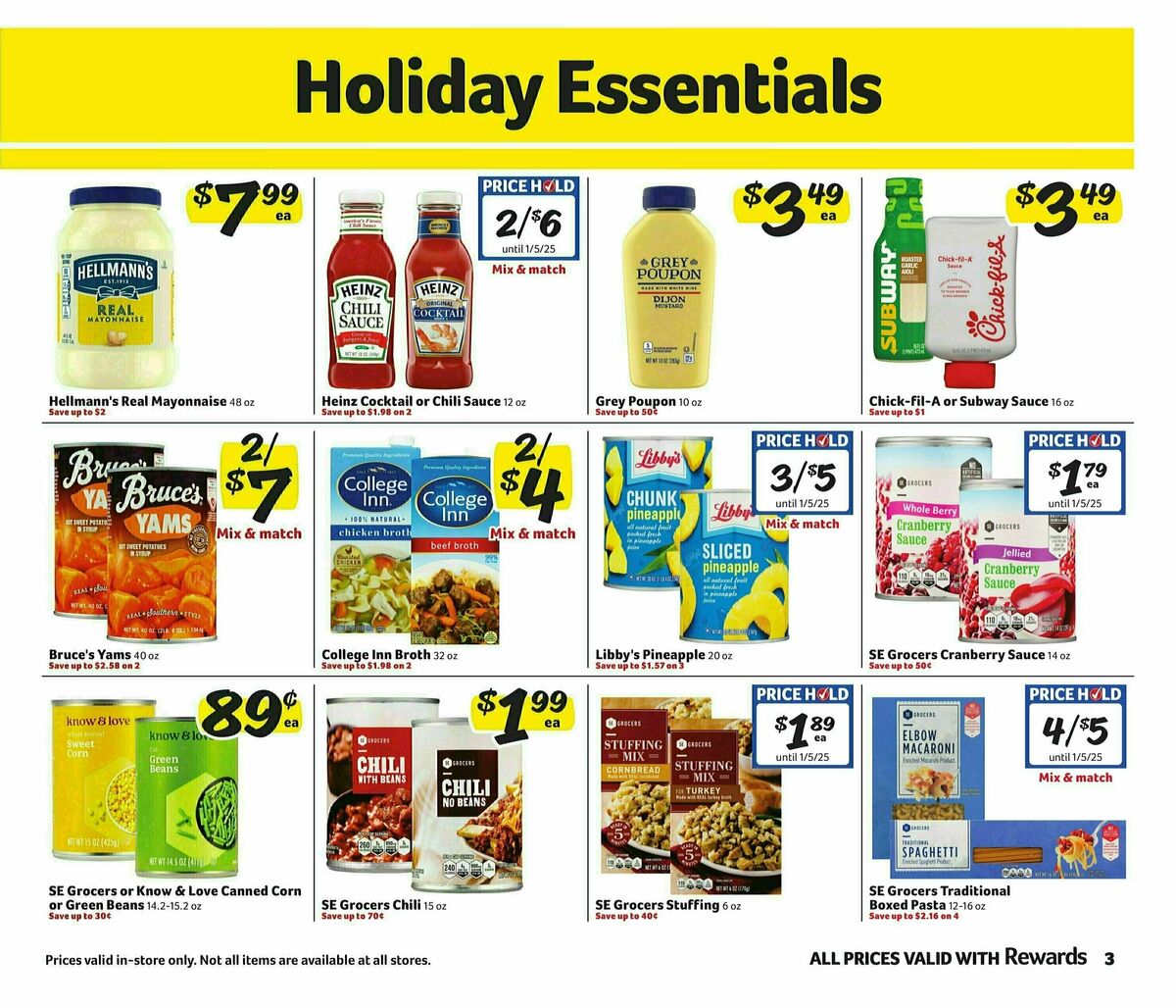 Winn-Dixie Weekly Ad from December 4