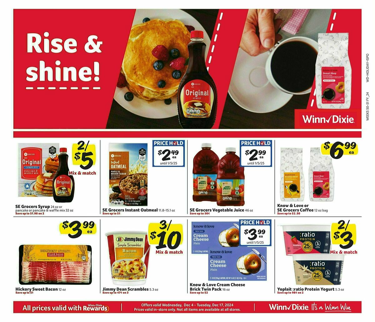 Winn-Dixie Weekly Ad from December 4