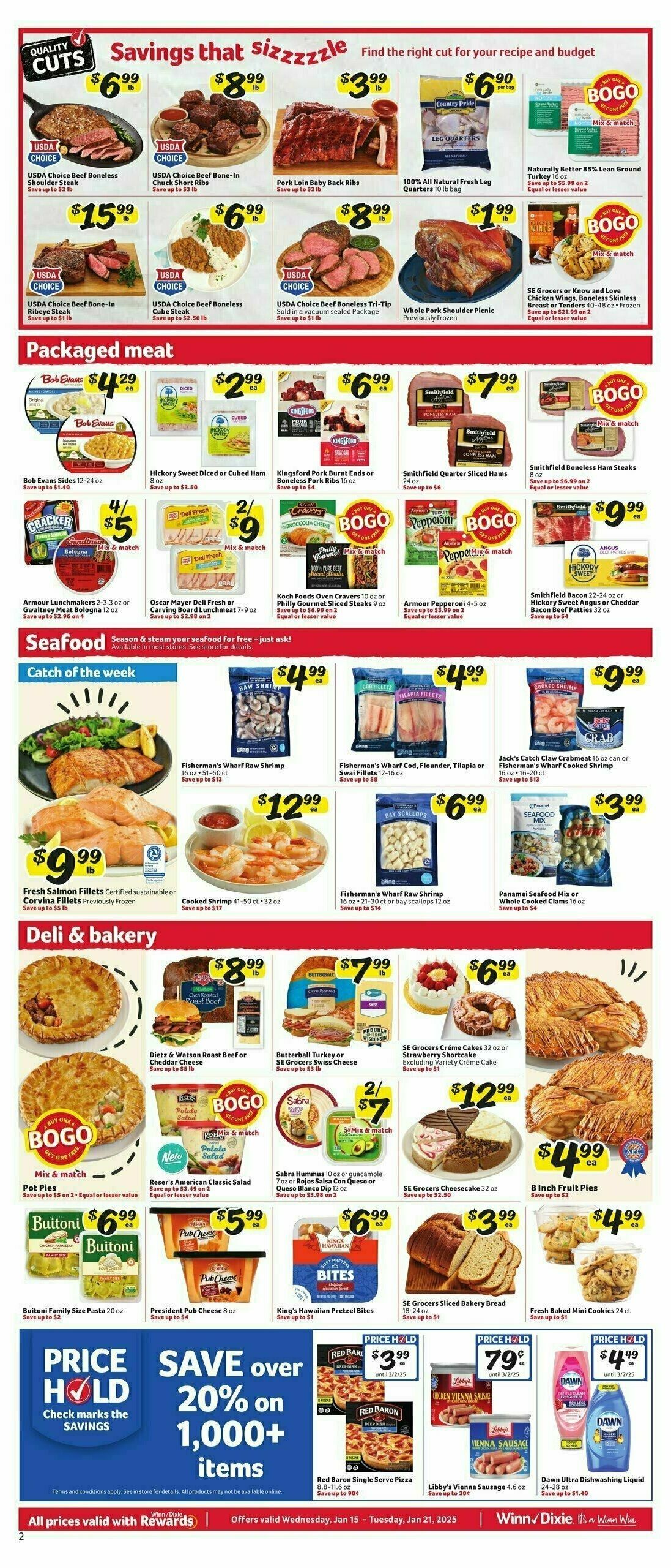 Winn-Dixie Weekly Ad from January 15