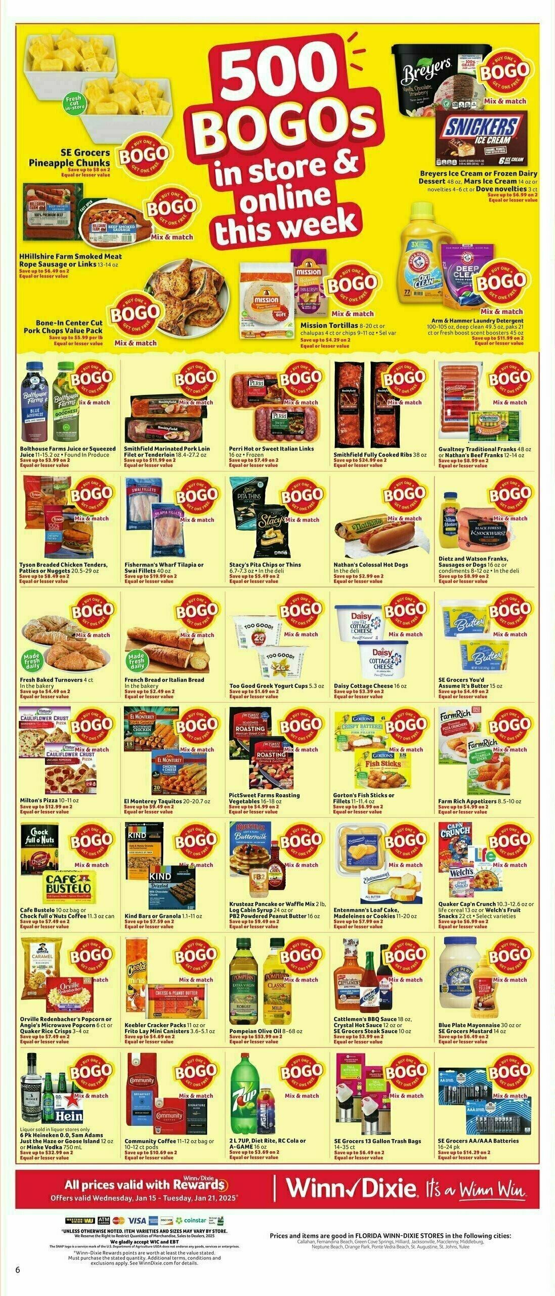 Winn-Dixie Weekly Ad from January 15