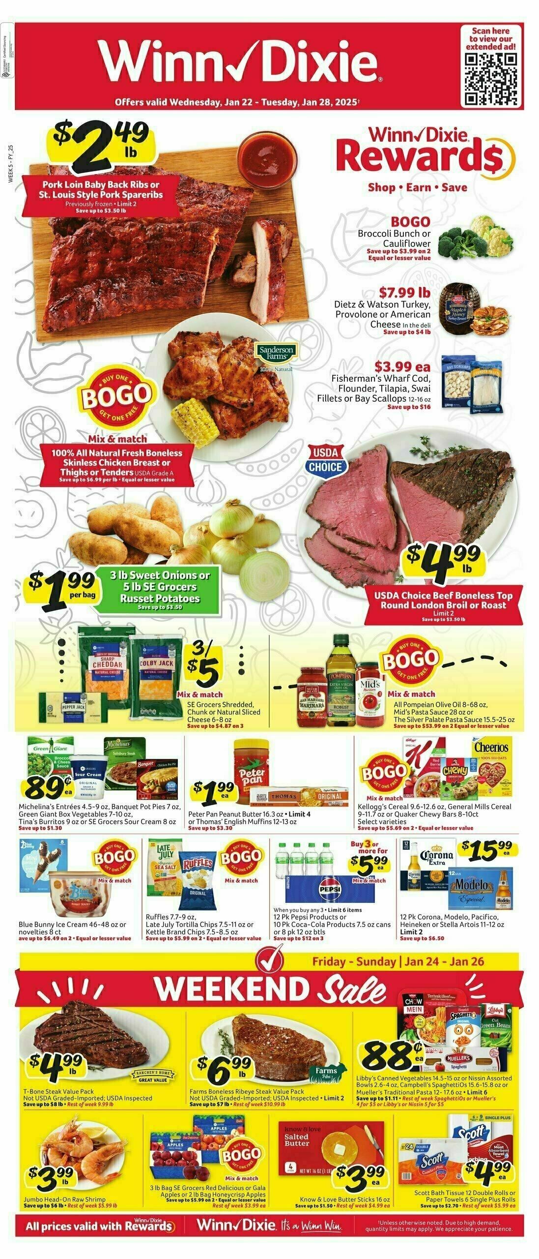 Winn-Dixie Weekly Ad from January 22