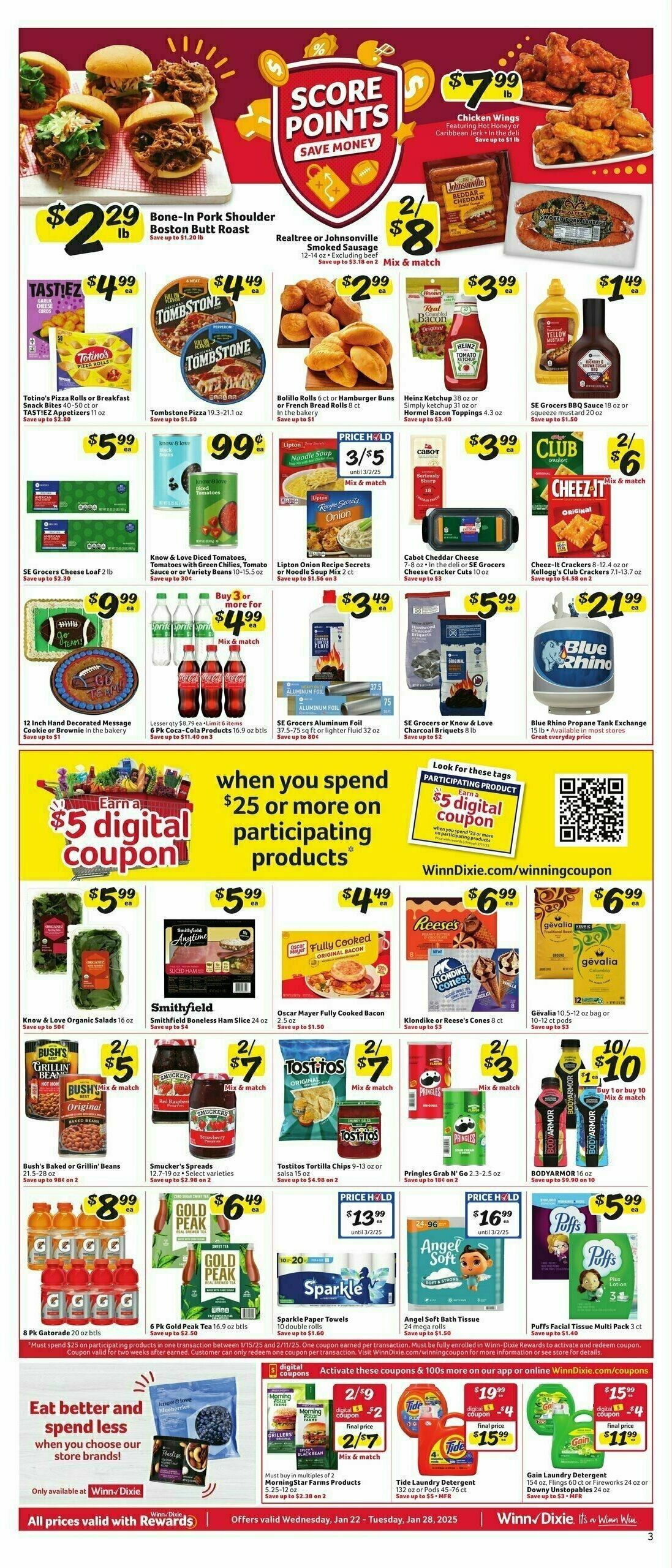 Winn-Dixie Weekly Ad from January 22
