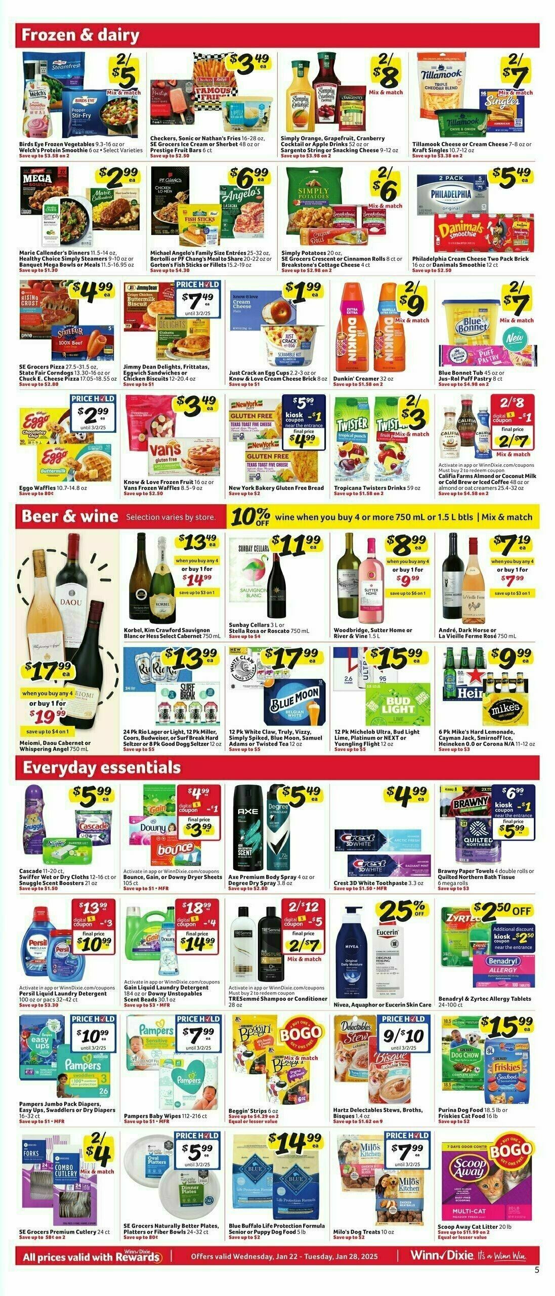 Winn-Dixie Weekly Ad from January 22