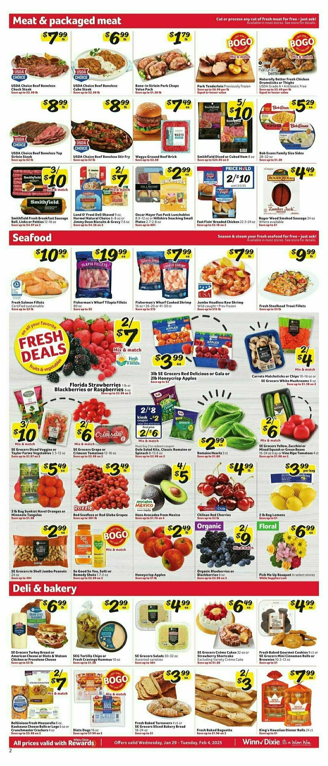 Winn-Dixie Weekly Ad from January 29