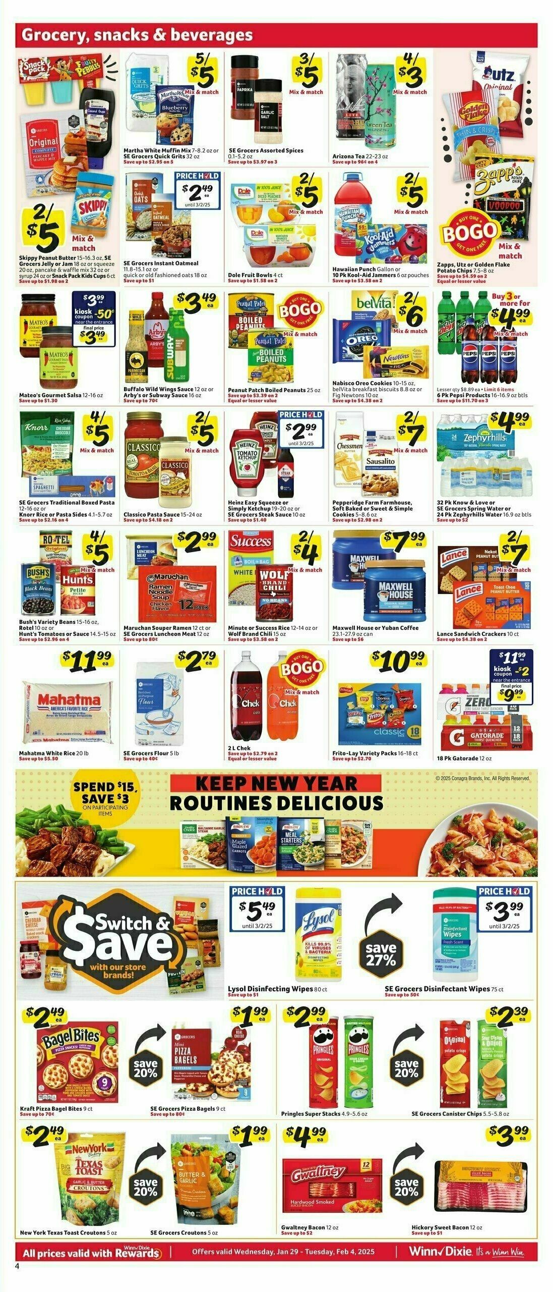 Winn-Dixie Weekly Ad from January 29