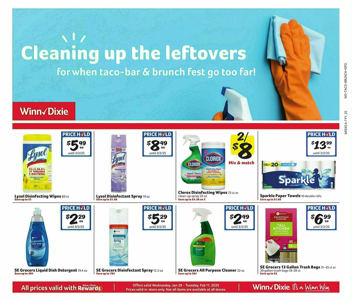 Winn-Dixie Weekly Ad from January 29