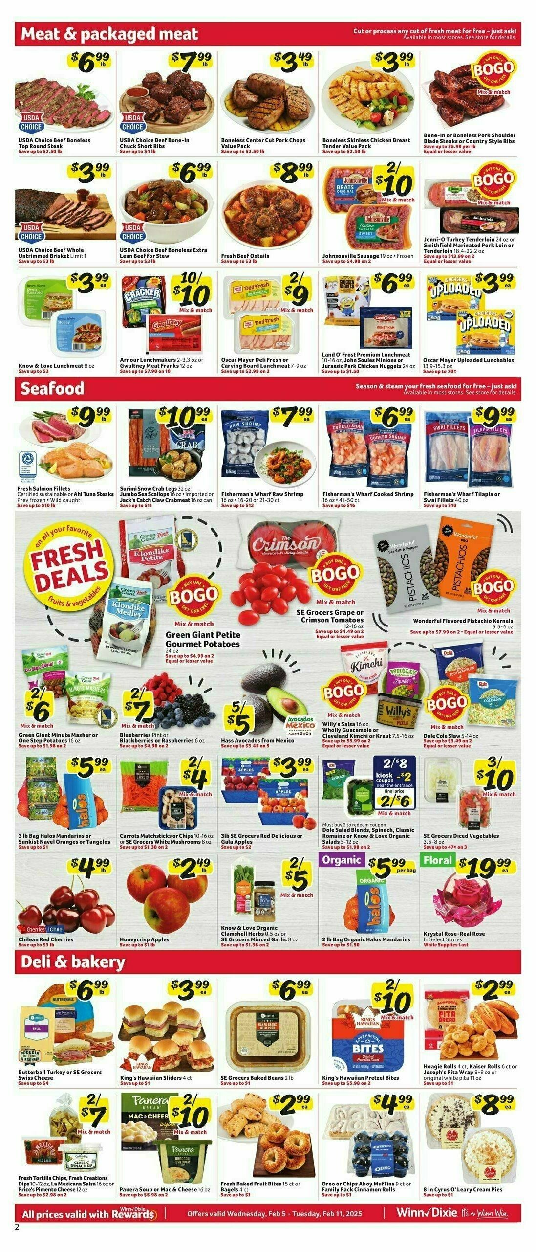 Winn-Dixie Weekly Ad from February 5