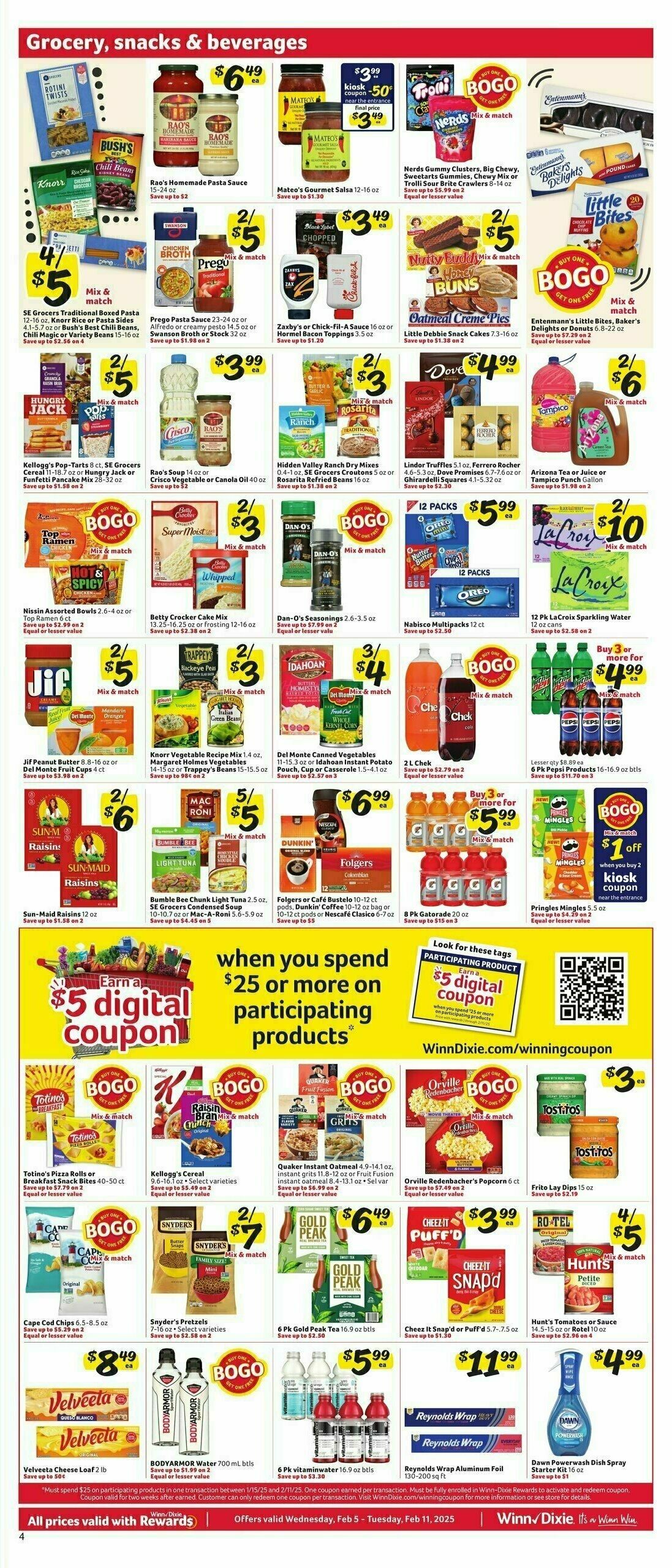 Winn-Dixie Weekly Ad from February 5