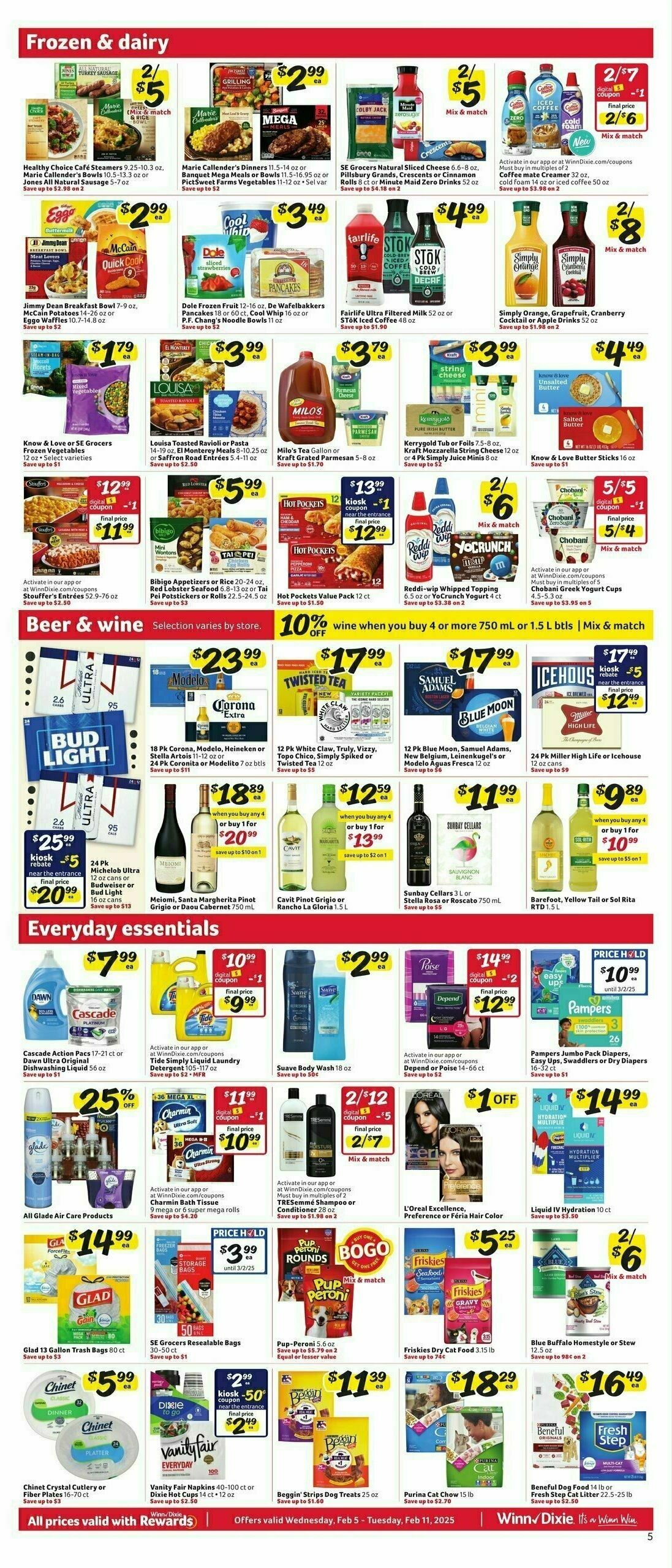 Winn-Dixie Weekly Ad from February 5
