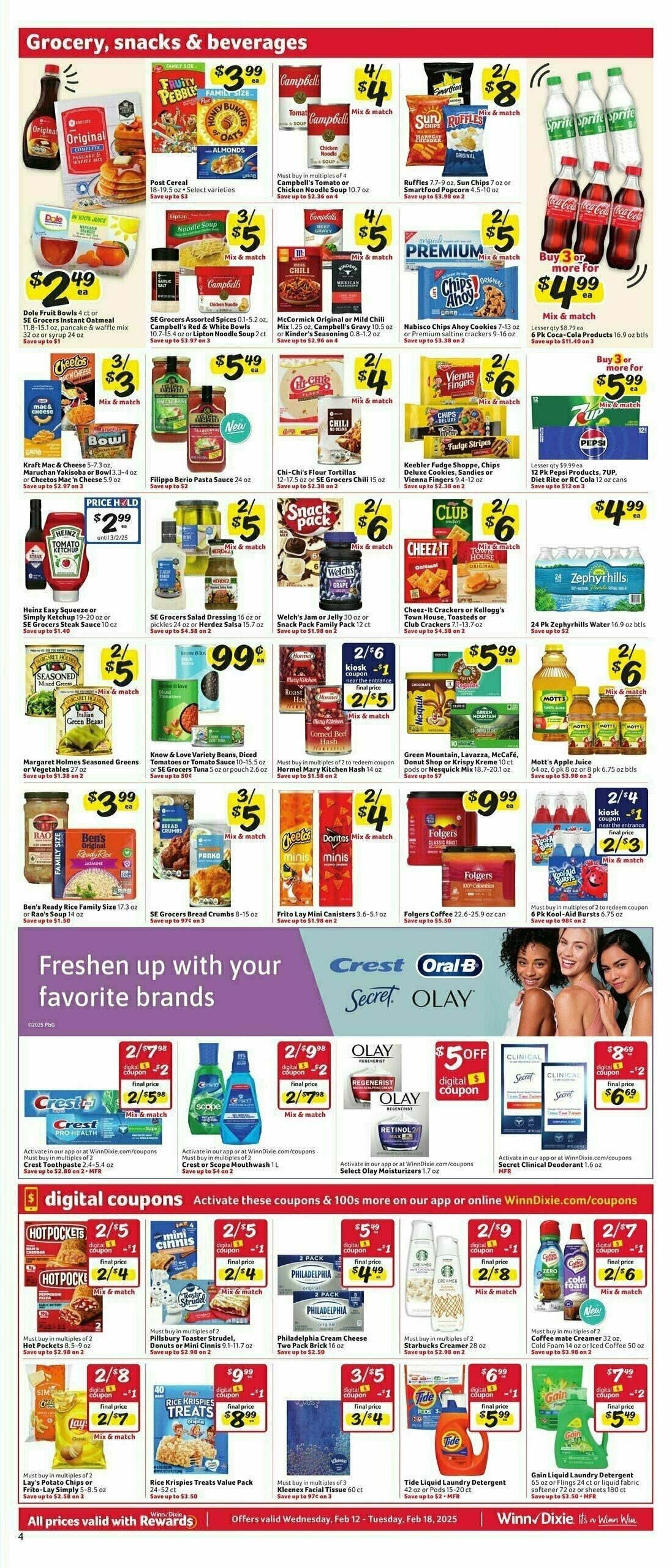 Winn-Dixie Weekly Ad from February 12