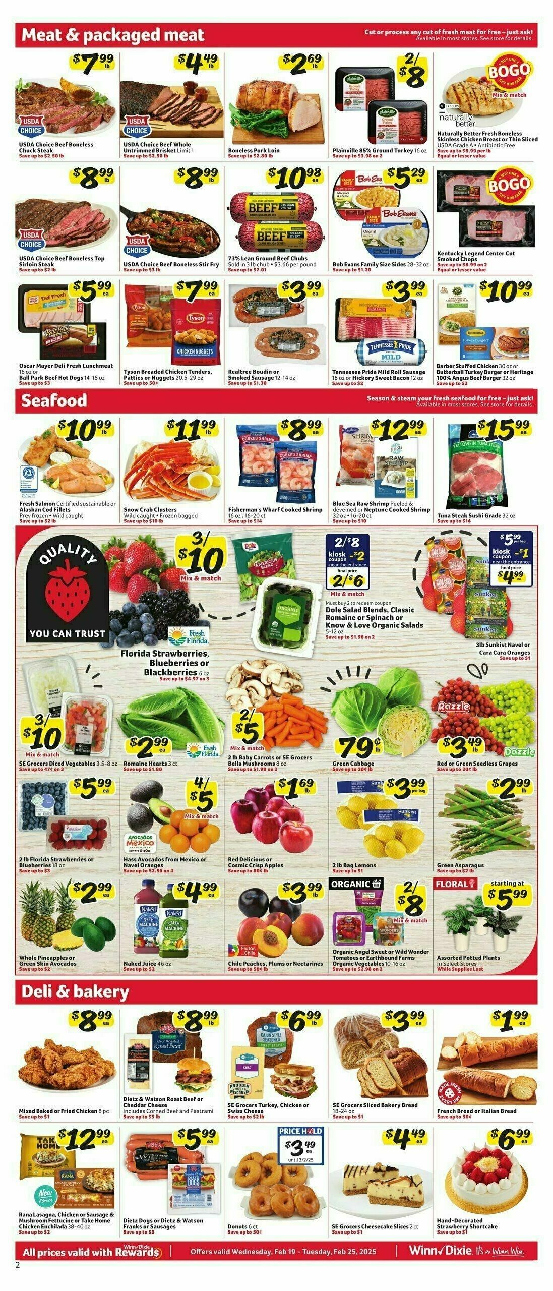 Winn-Dixie Weekly Ad from February 19