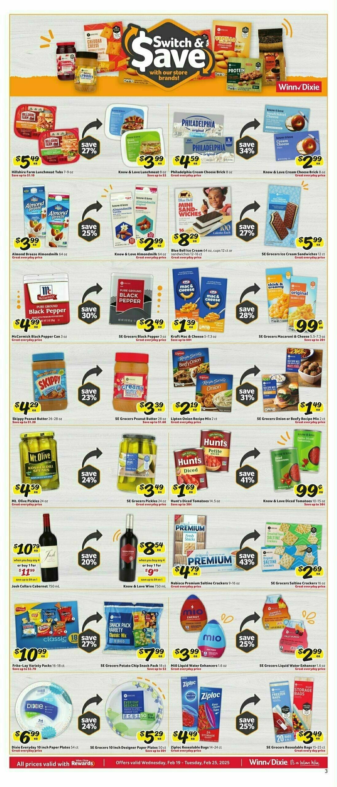 Winn-Dixie Weekly Ad from February 19