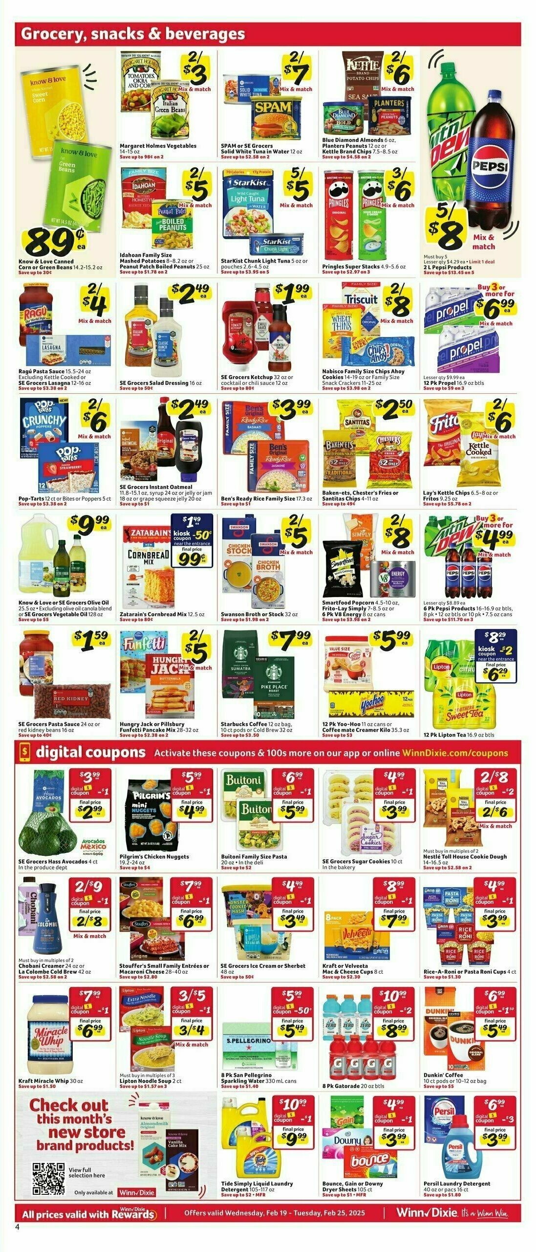Winn-Dixie Weekly Ad from February 19