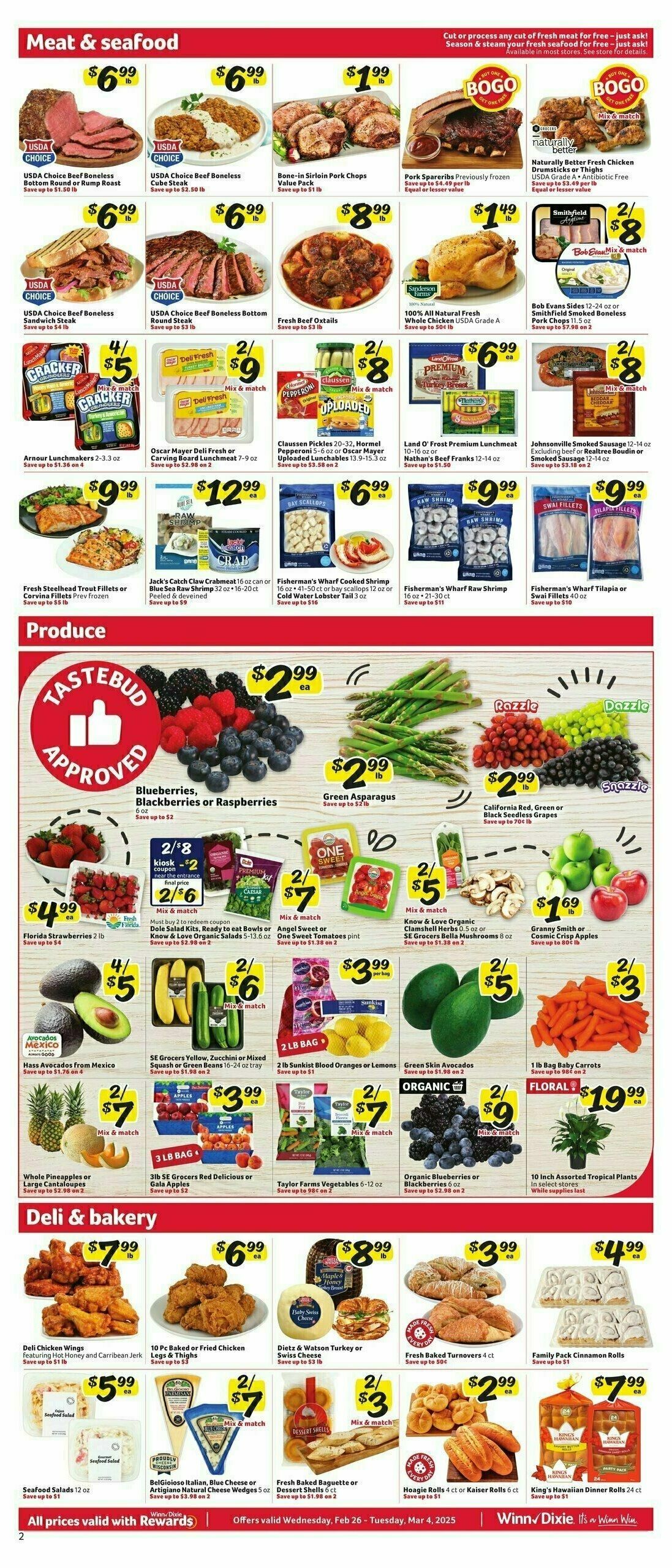 Winn-Dixie Weekly Ad from February 26