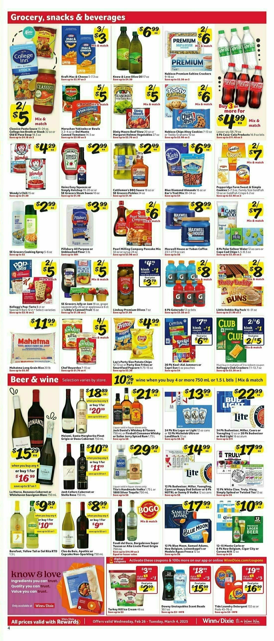 Winn-Dixie Weekly Ad from February 26