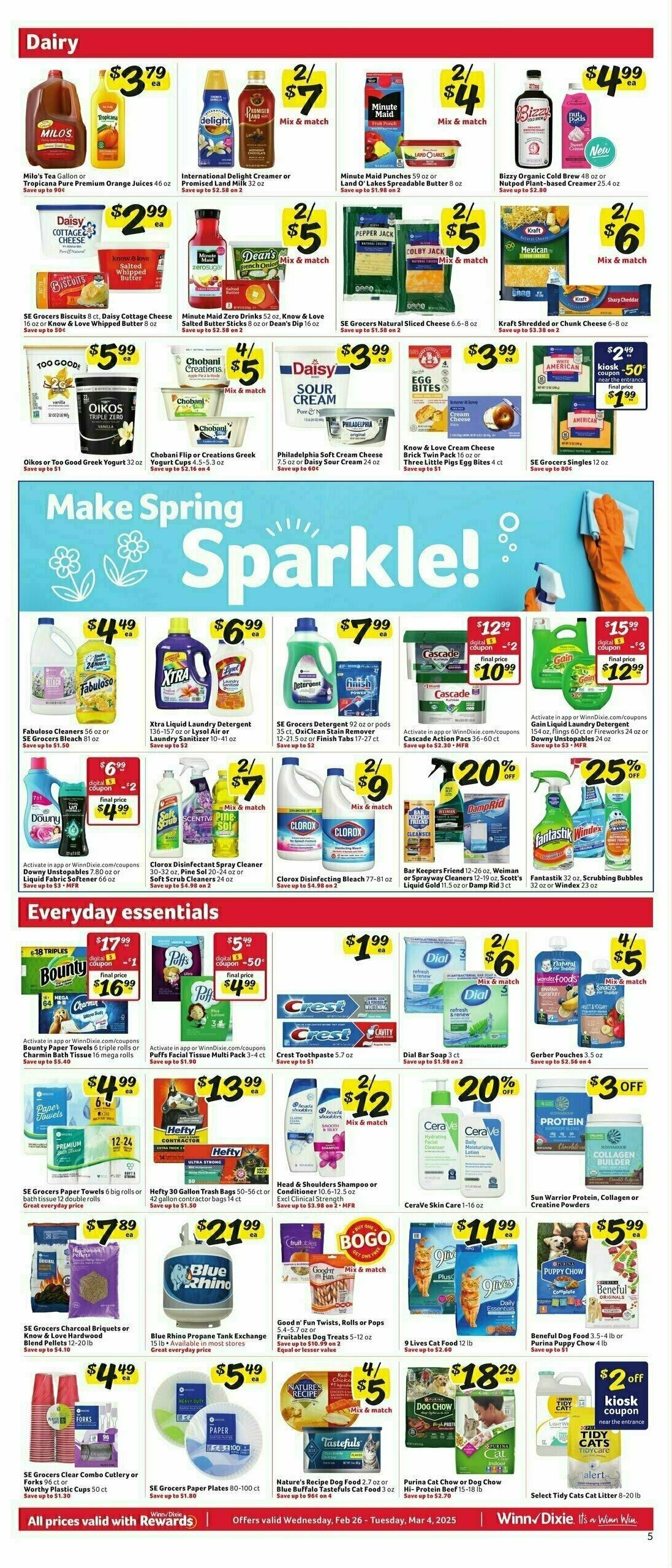 Winn-Dixie Weekly Ad from February 26