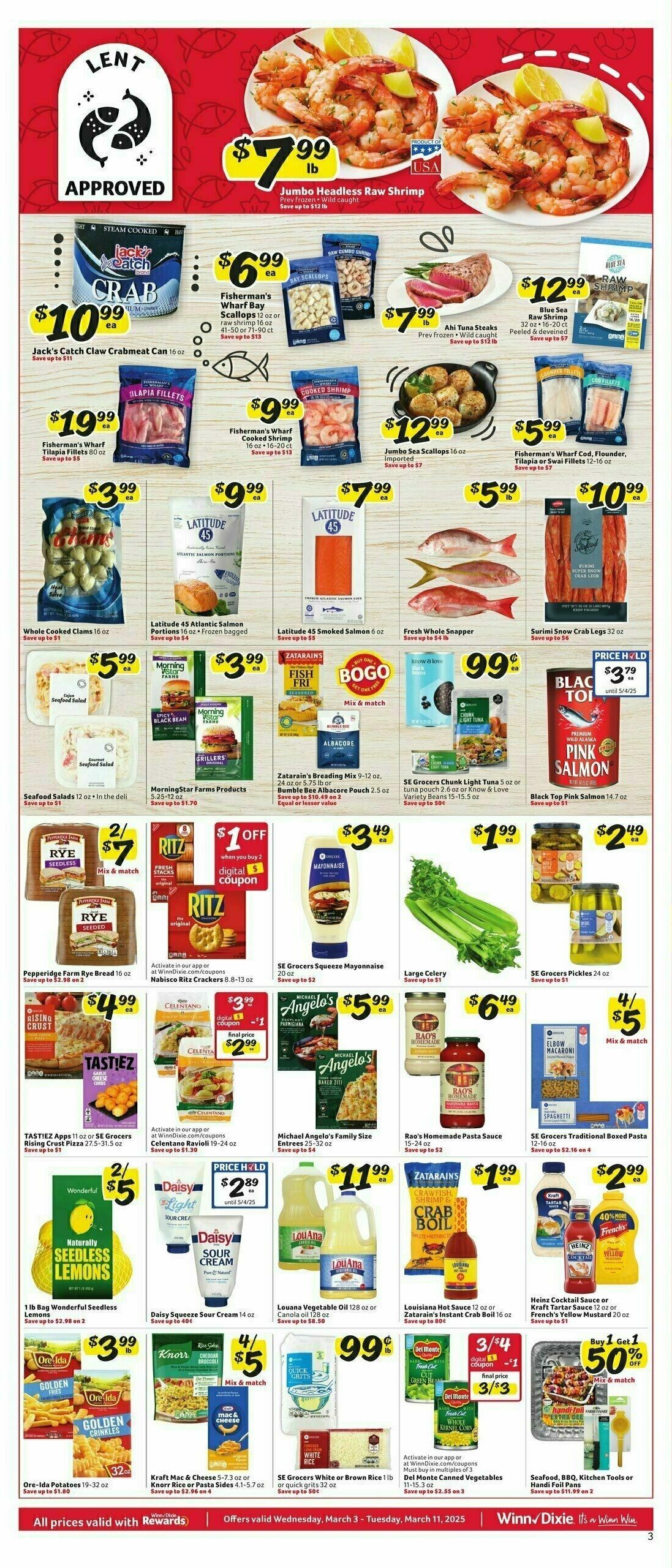 Winn-Dixie Weekly Ad from March 5