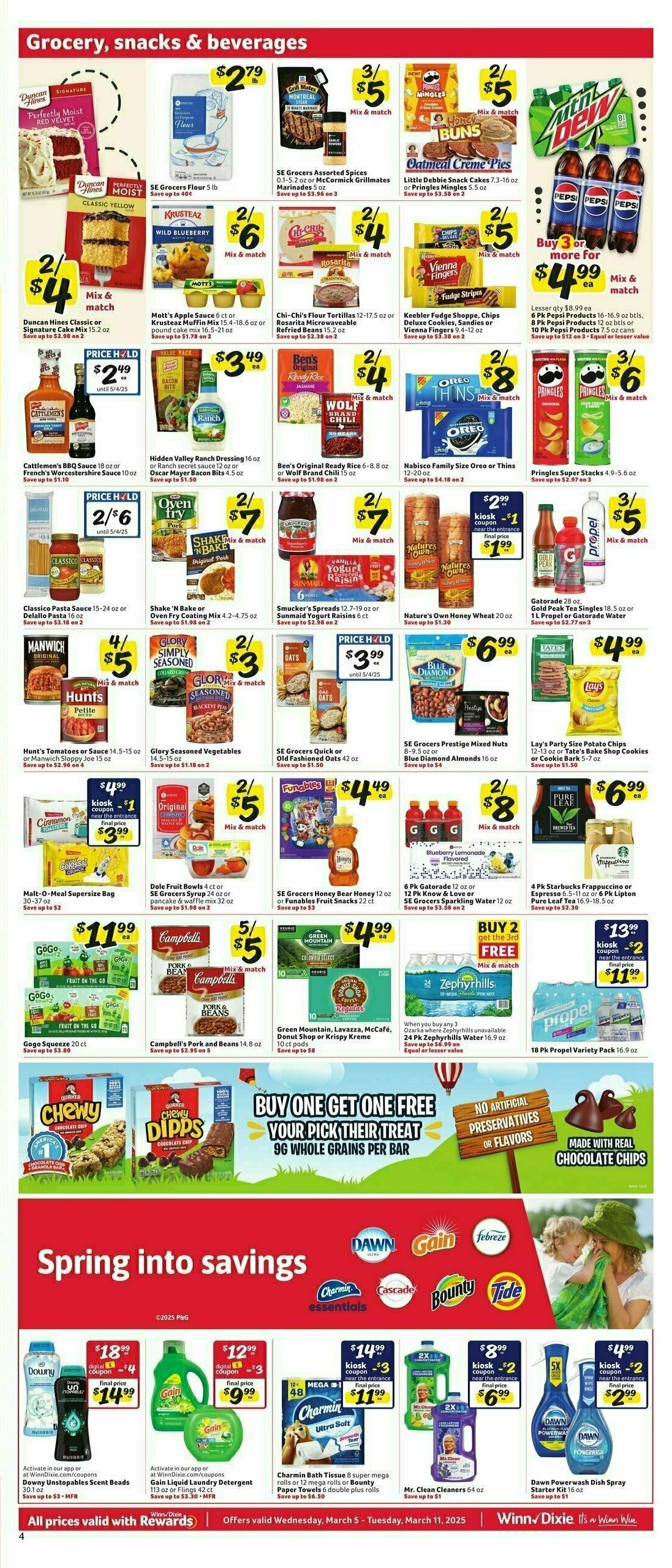 Winn-Dixie Weekly Ad from March 5