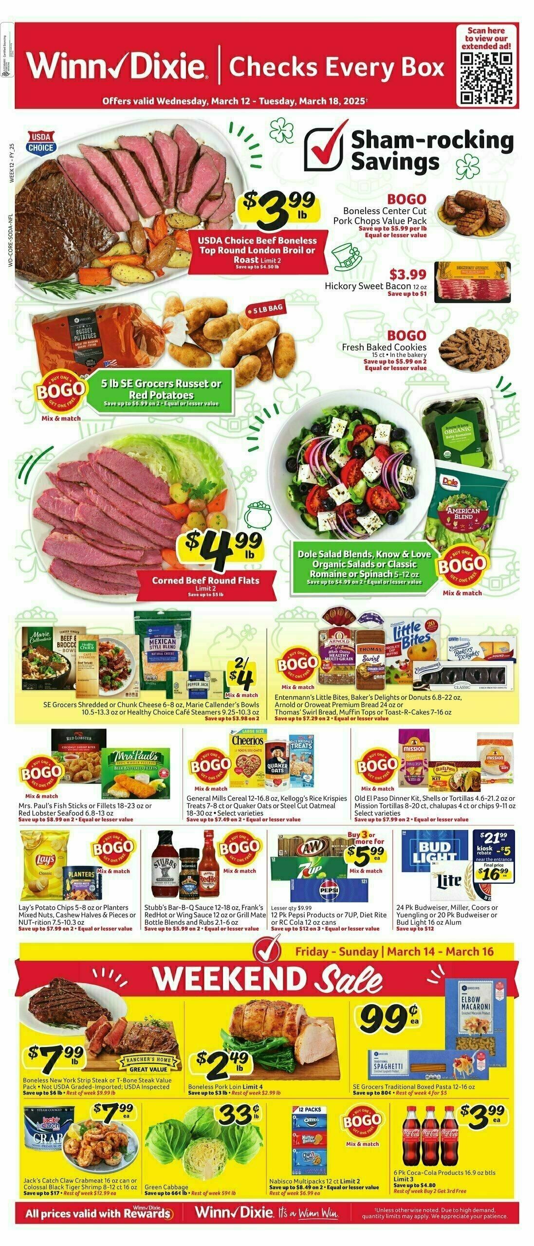 Winn-Dixie Weekly Ad from March 12