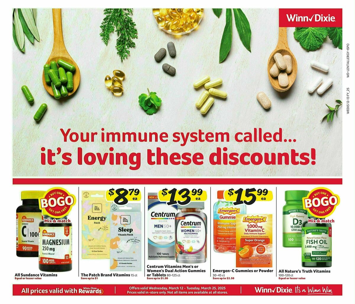 Winn-Dixie Weekly Ad from March 12