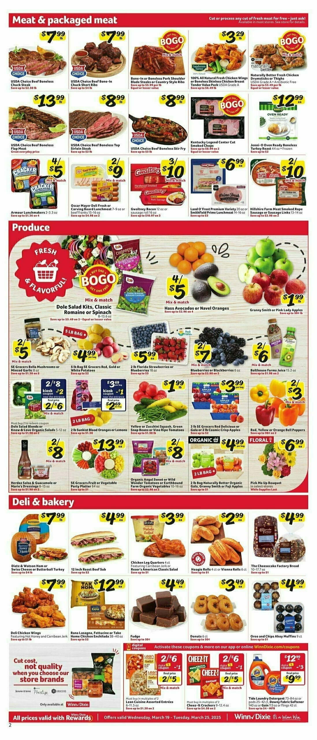 Winn-Dixie Weekly Ad from March 19