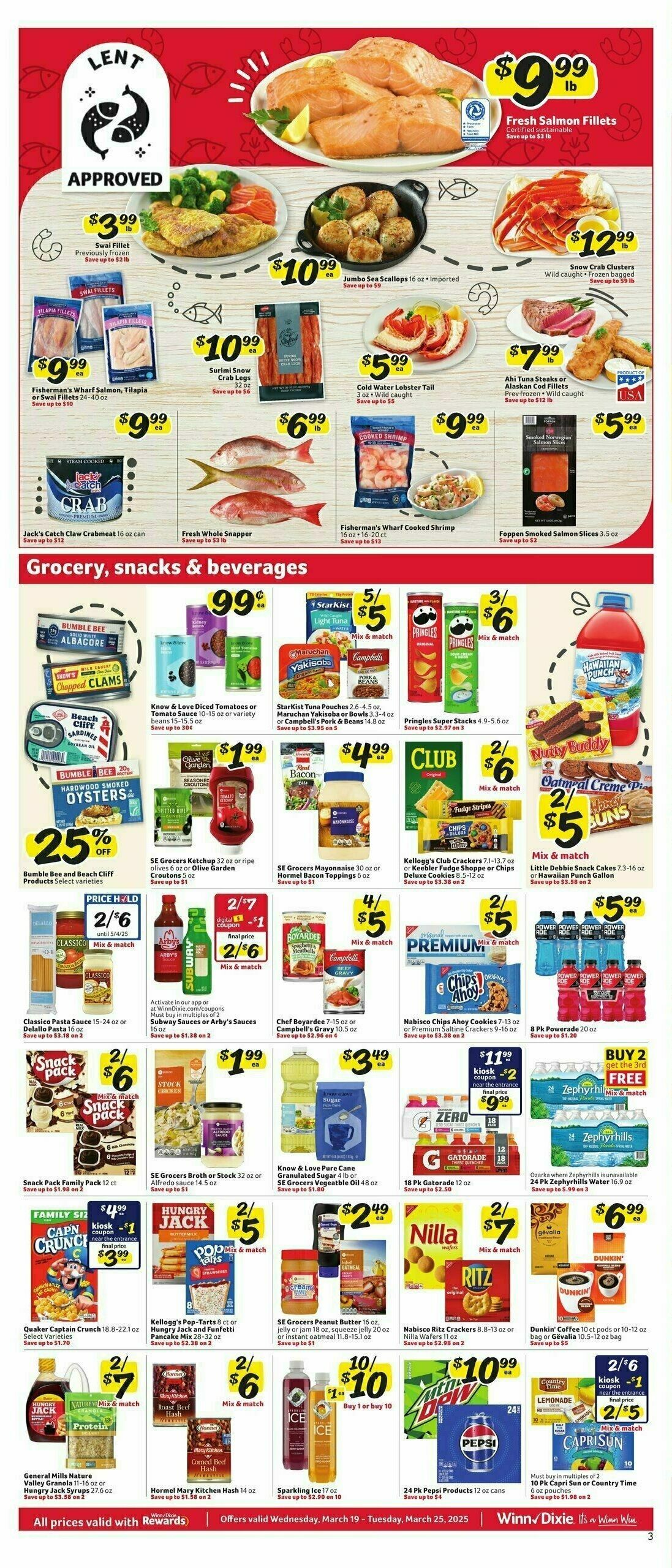 Winn-Dixie Weekly Ad from March 19