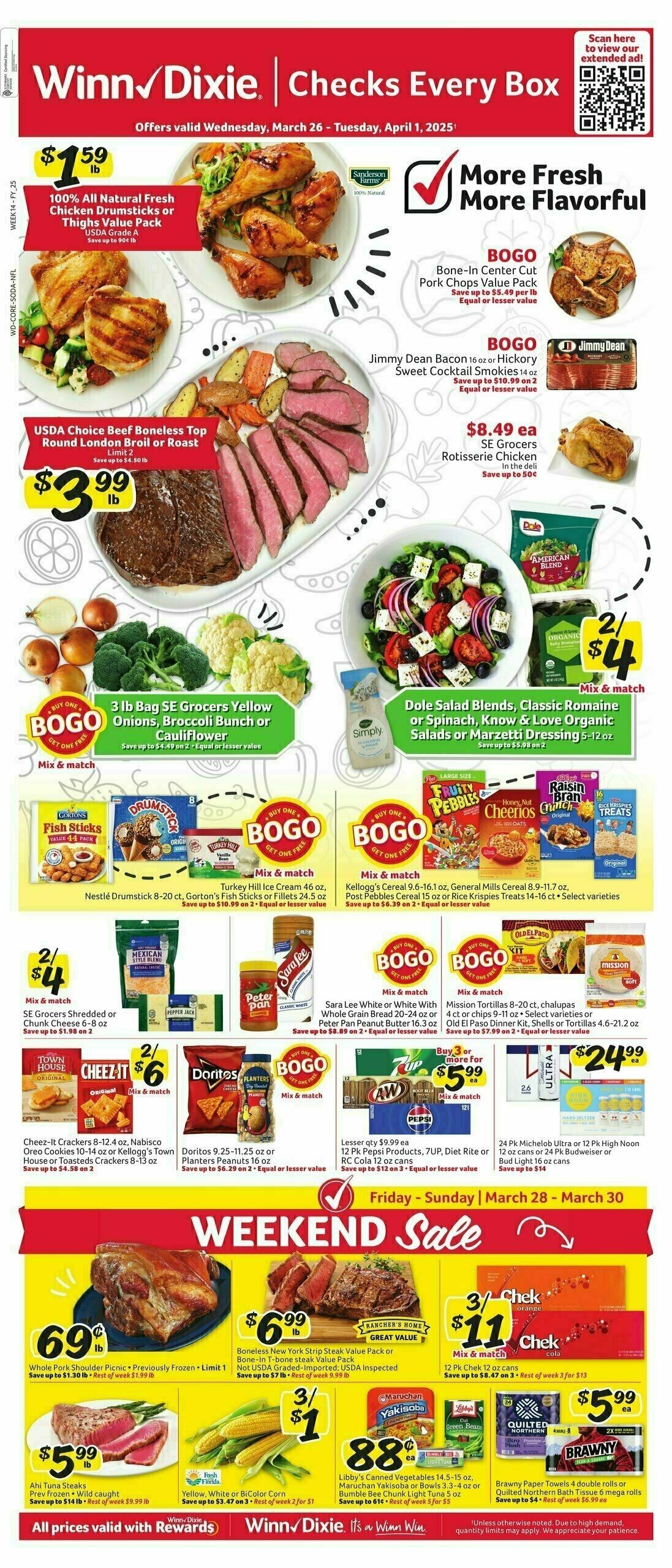 Winn-Dixie Weekly Ad from March 26