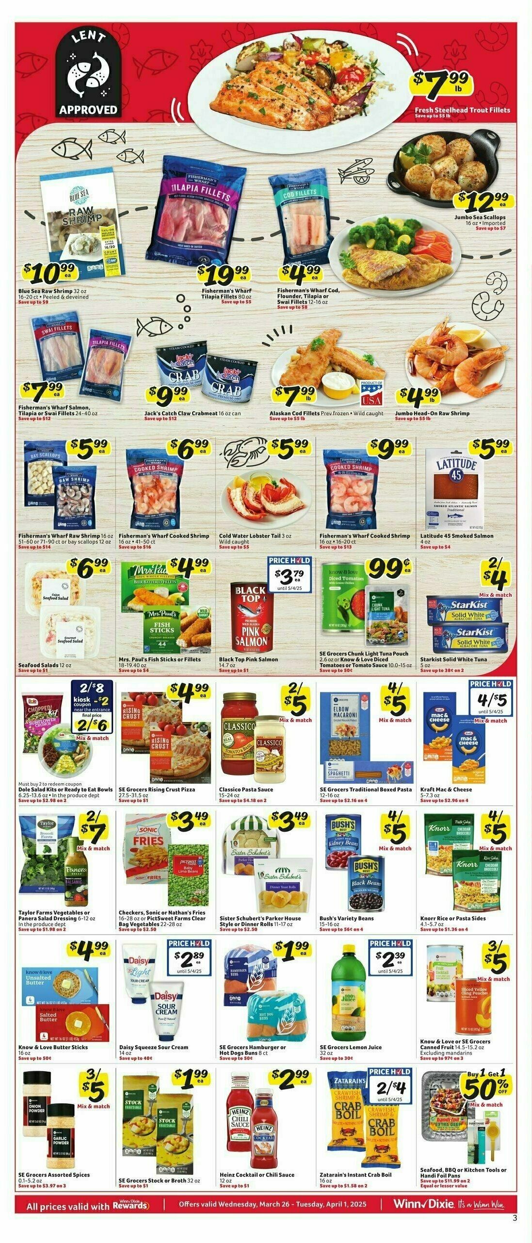 Winn-Dixie Weekly Ad from March 26
