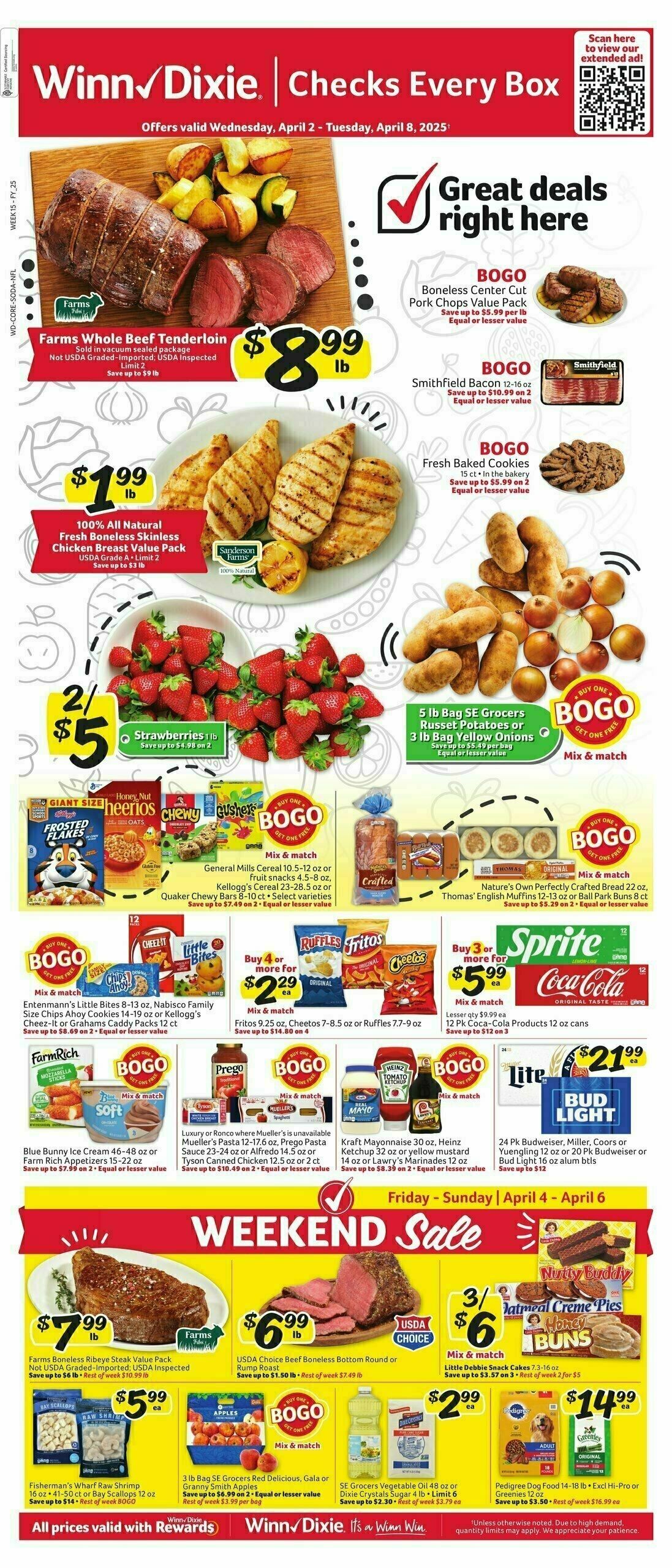 Winn-Dixie Weekly Ad from April 2