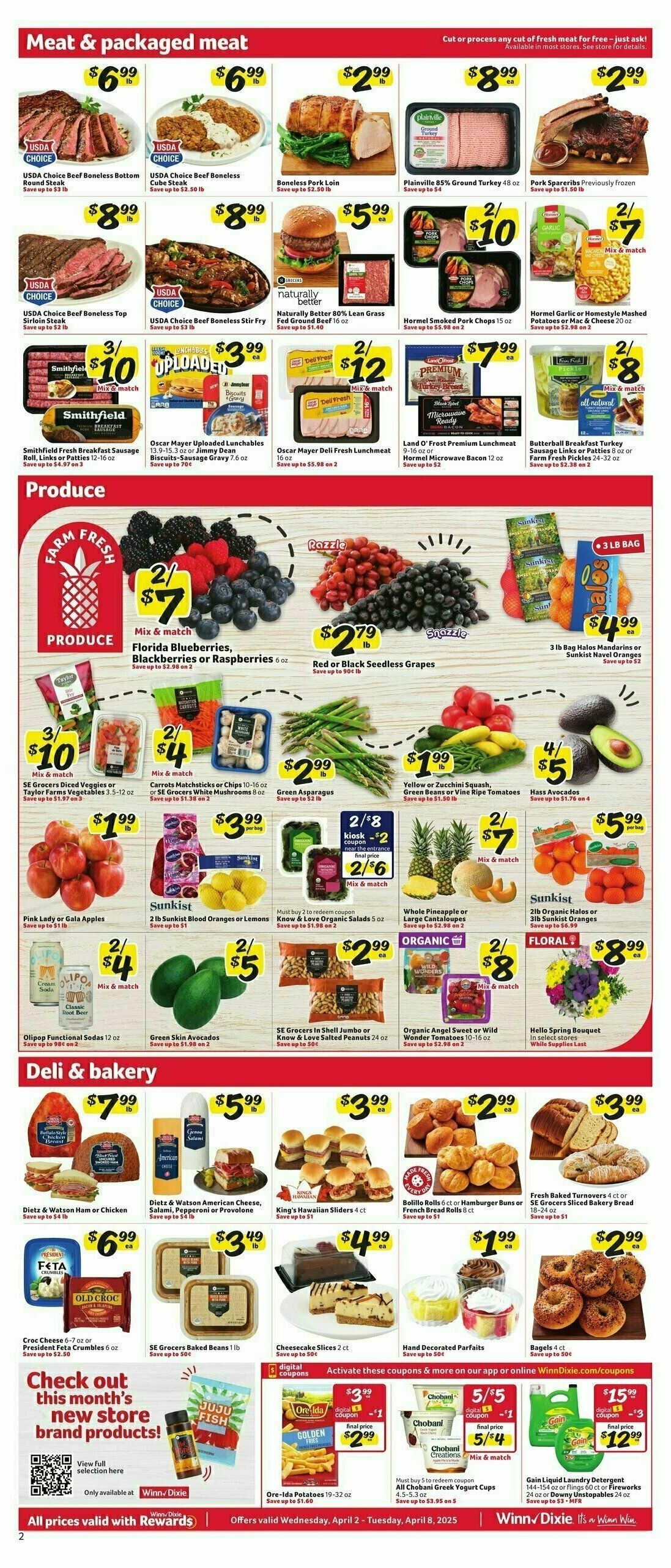 Winn-Dixie Weekly Ad from April 2