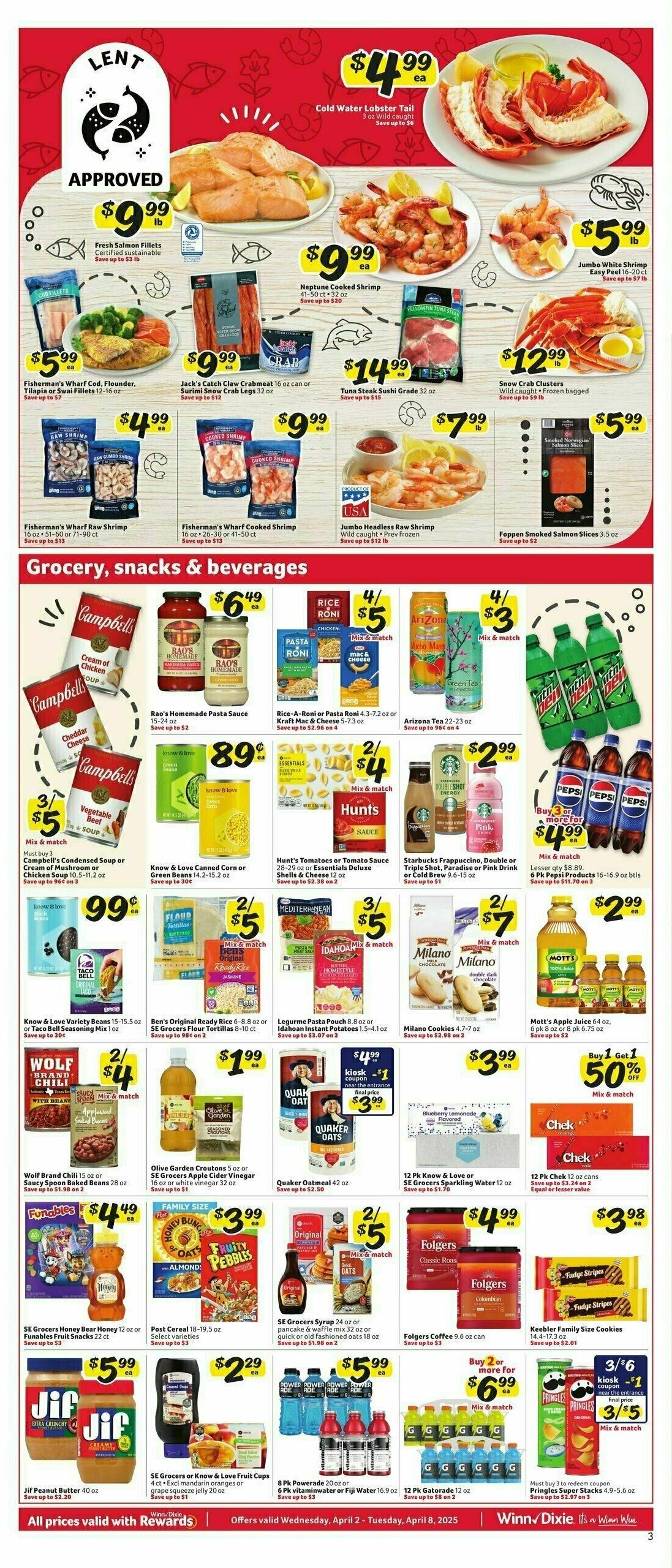 Winn-Dixie Weekly Ad from April 2