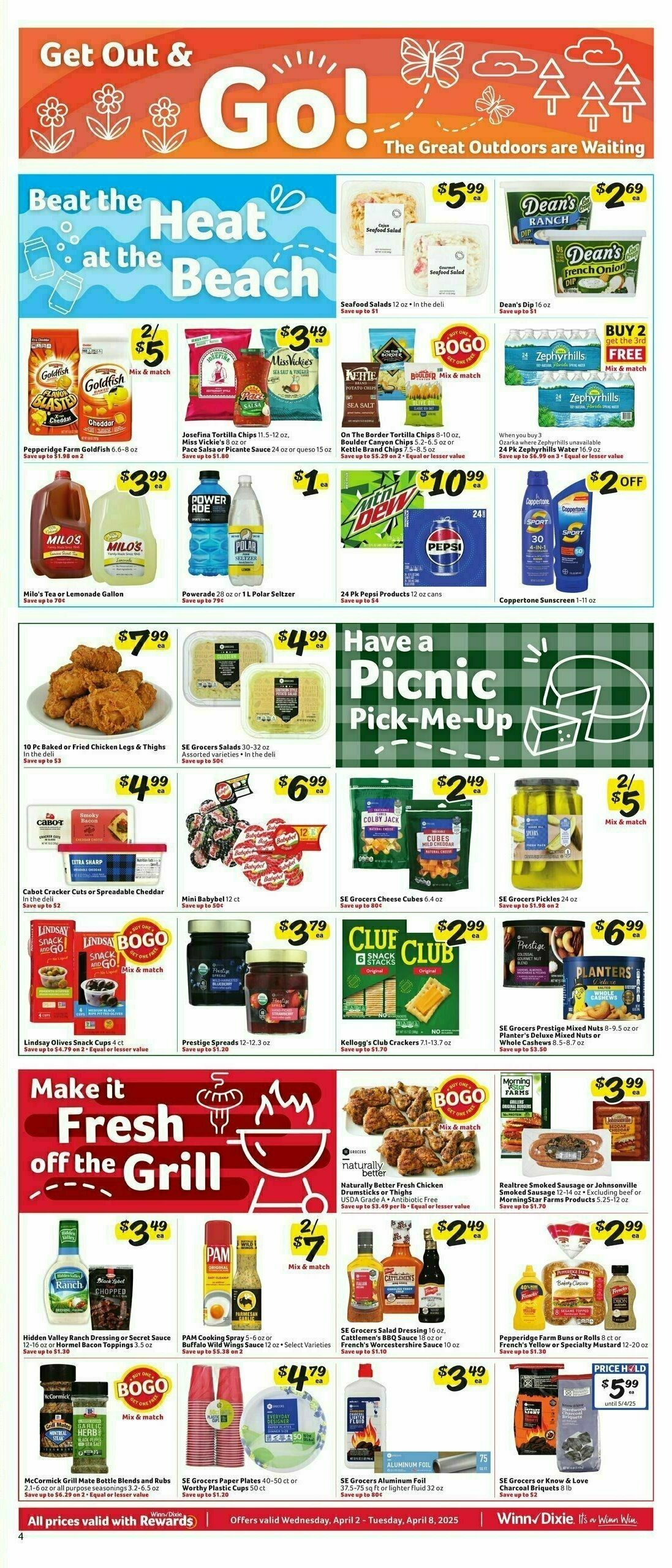 Winn-Dixie Weekly Ad from April 2