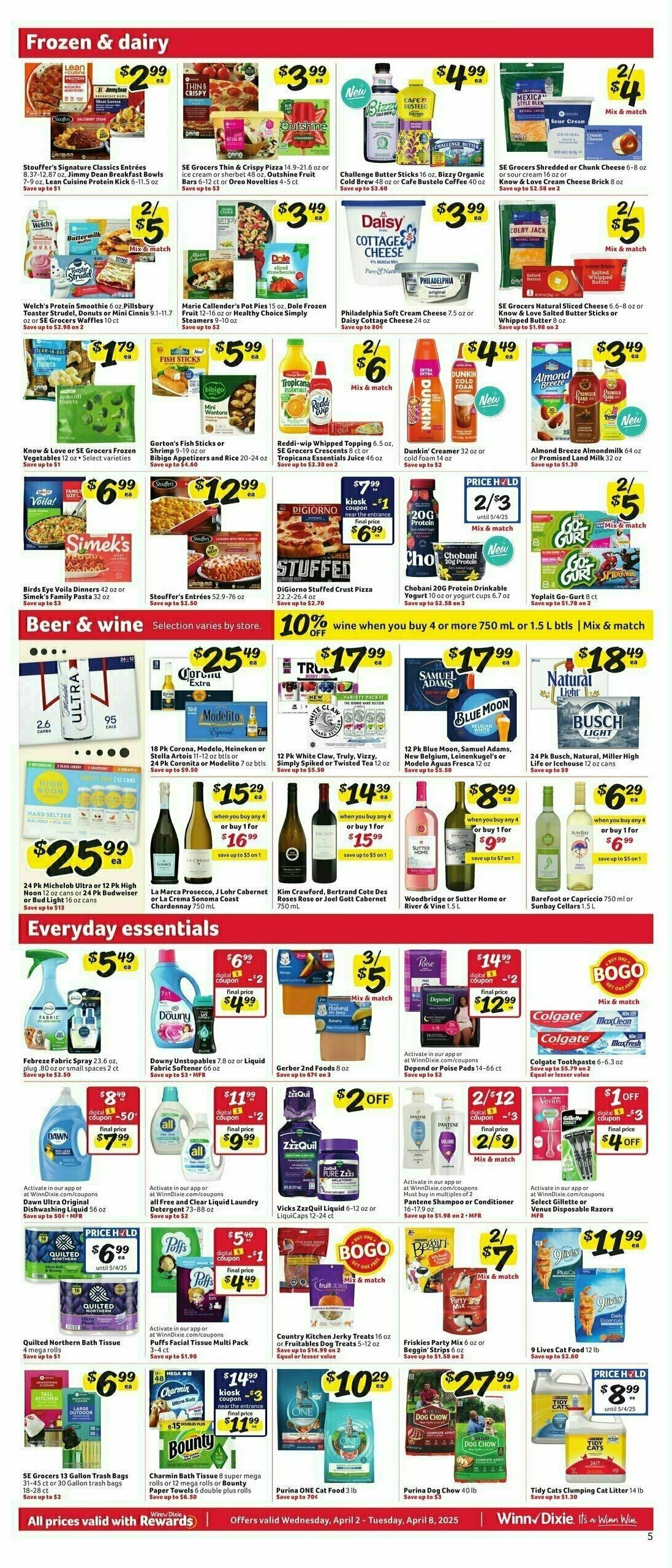 Winn-Dixie Weekly Ad from April 2