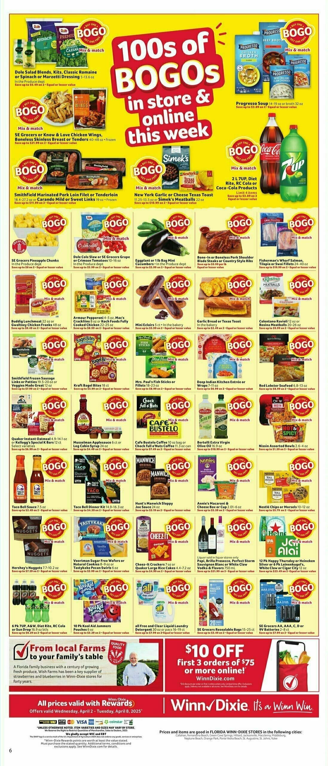 Winn-Dixie Weekly Ad from April 2