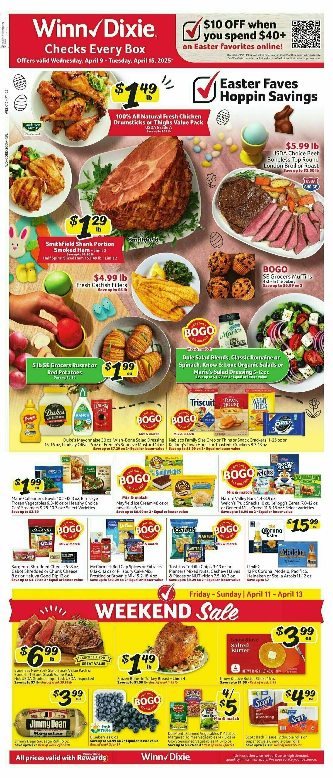 Winn-Dixie Weekly Ad from April 9