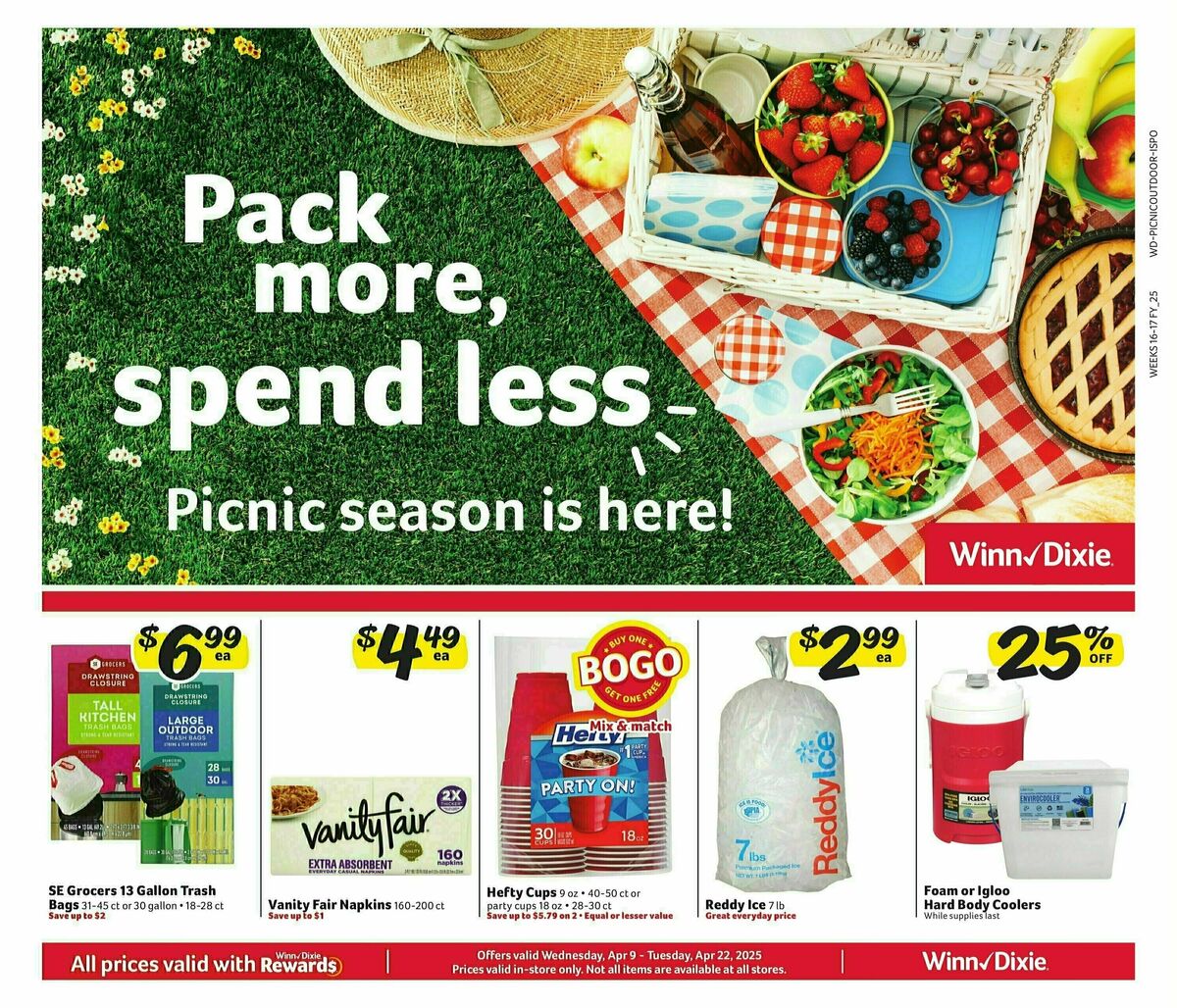 Winn-Dixie Weekly Ad from April 9