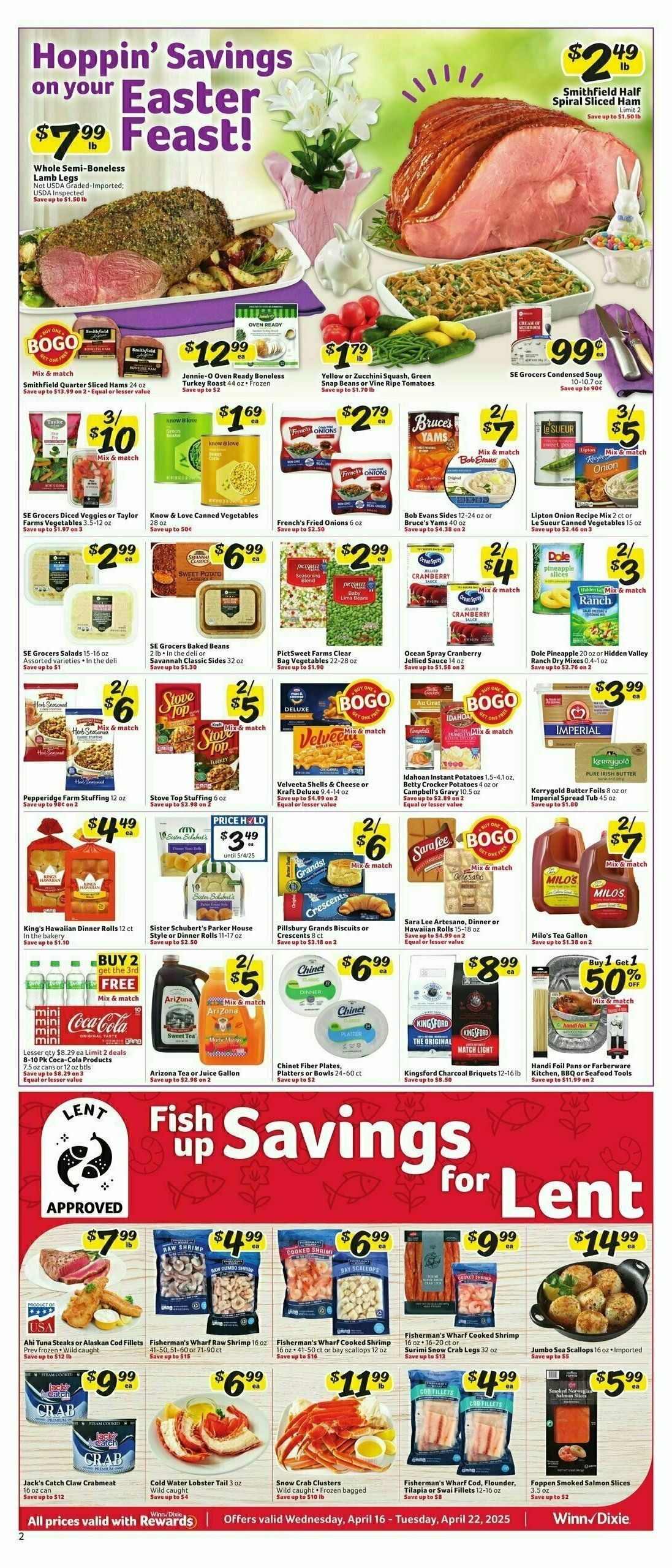 Winn-Dixie Weekly Ad from April 16