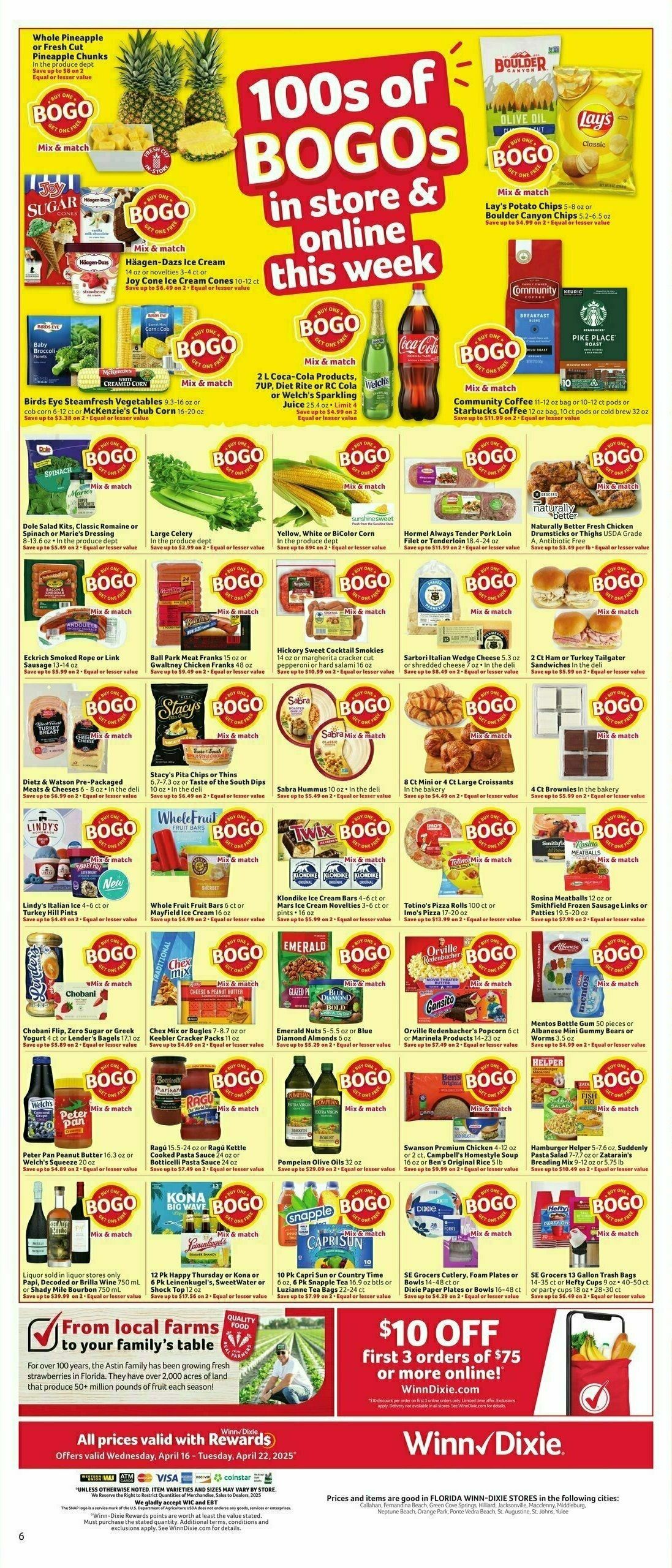 Winn-Dixie Weekly Ad from April 16