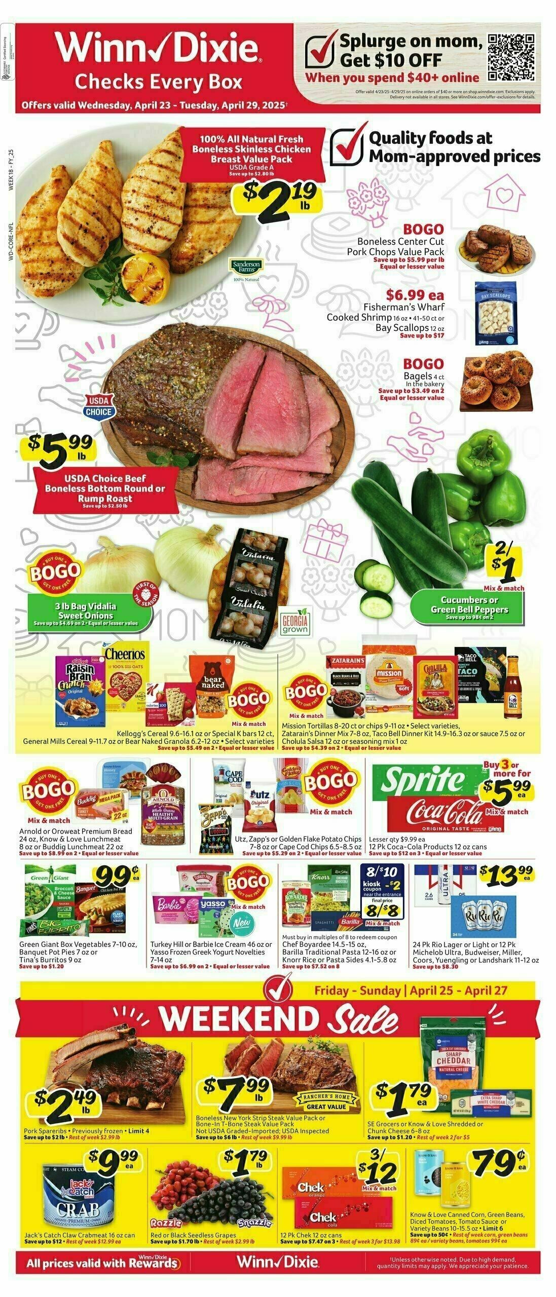 Winn-Dixie Weekly Ad from April 23
