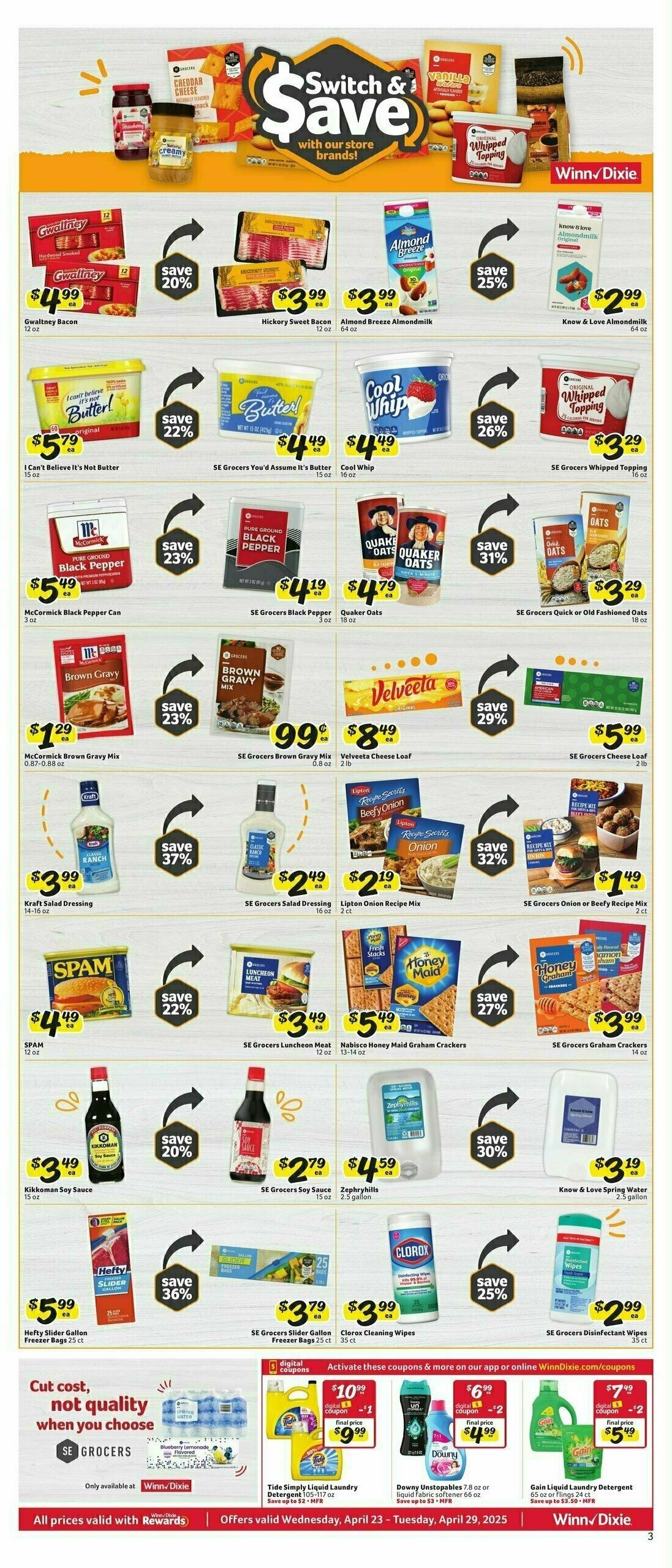 Winn-Dixie Weekly Ad from April 23