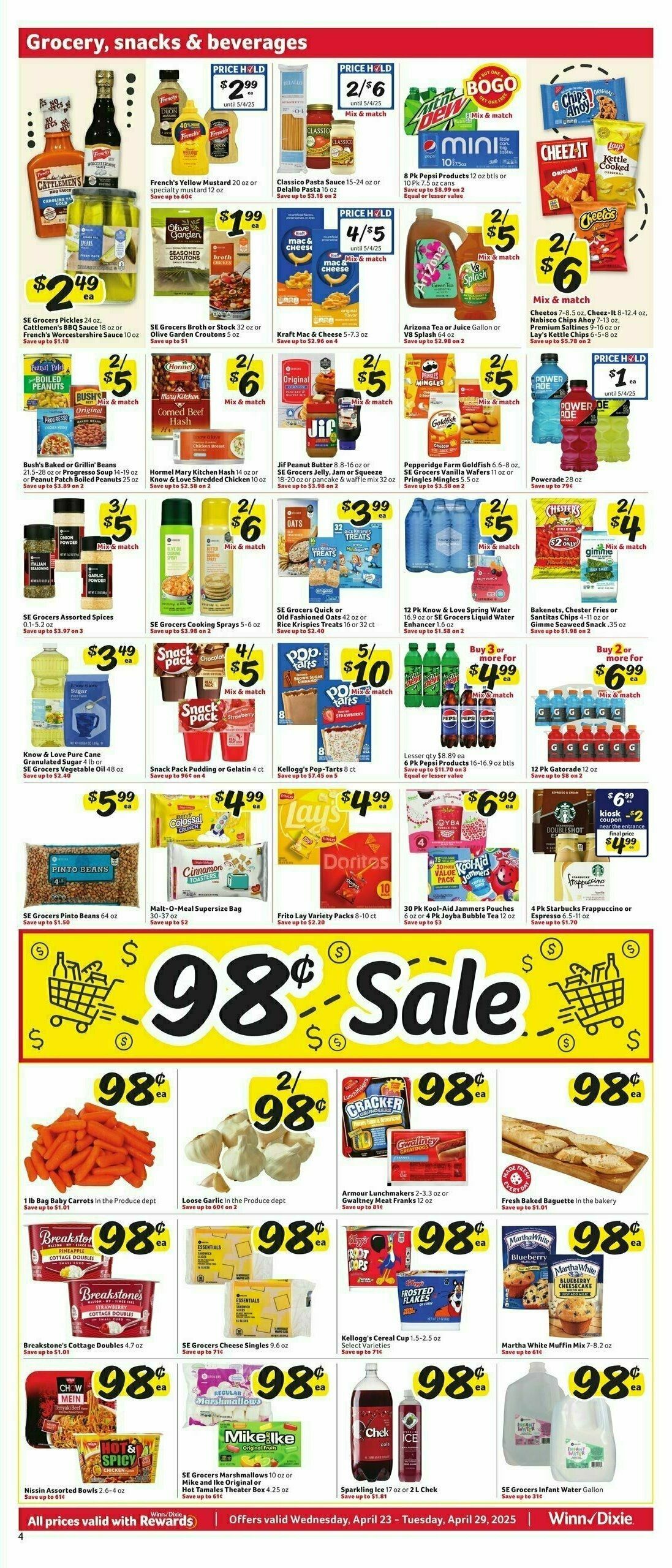 Winn-Dixie Weekly Ad from April 23