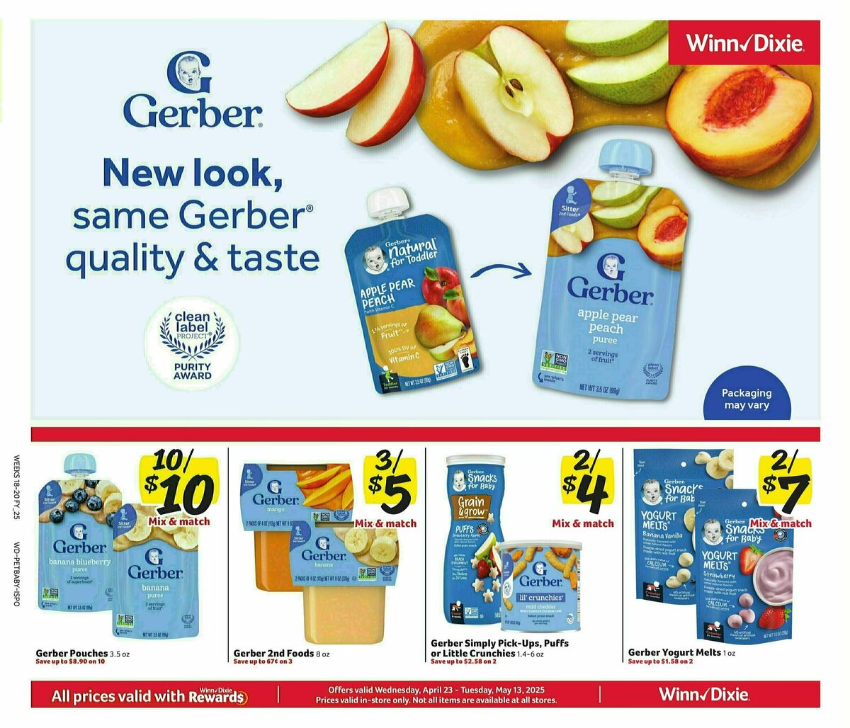 Winn-Dixie Weekly Ad from April 23