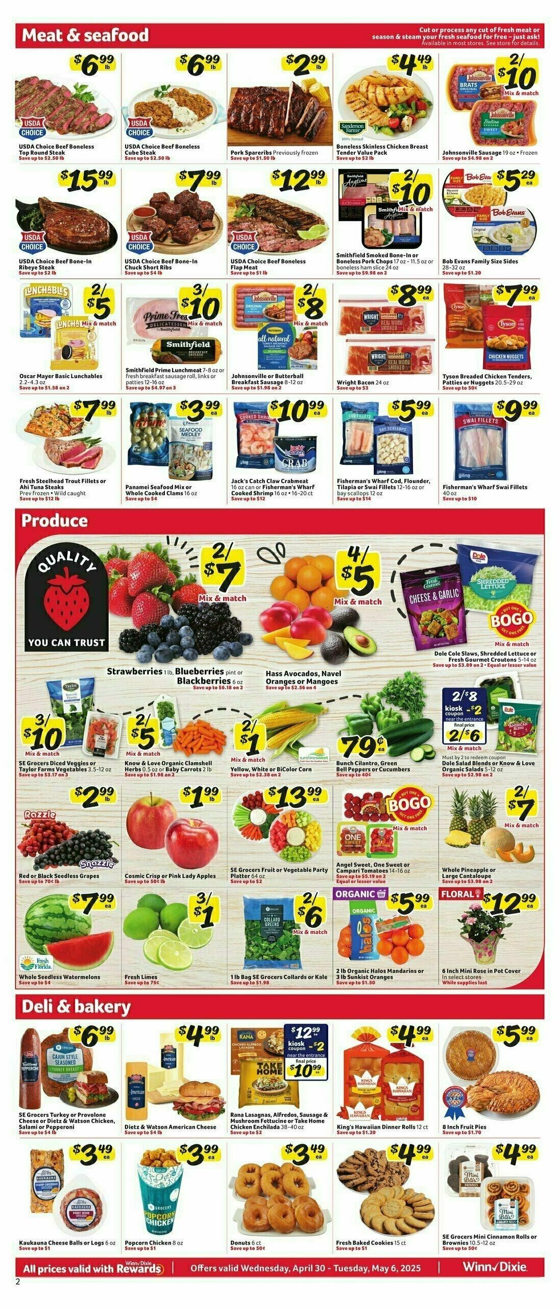 Winn-Dixie Weekly Ad from April 30