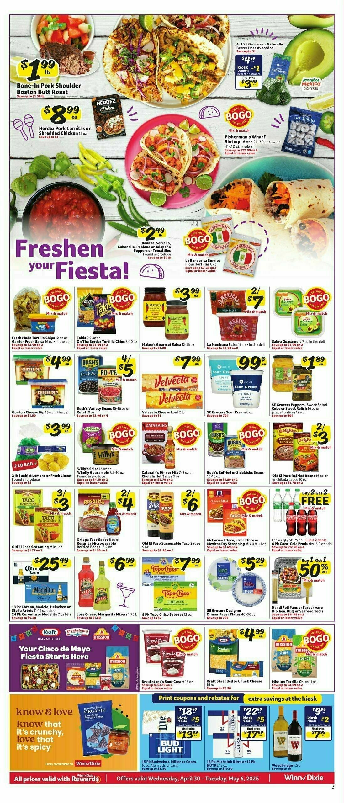 Winn-Dixie Weekly Ad from April 30