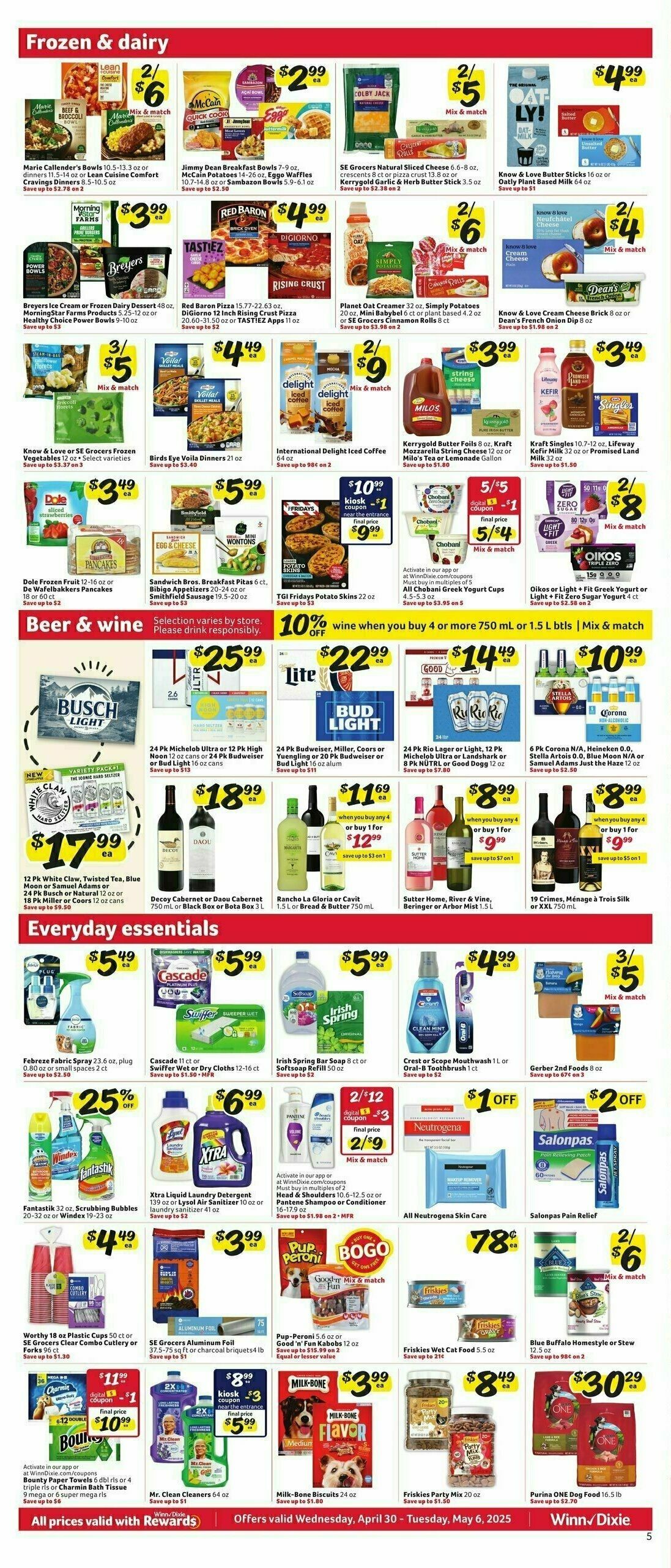 Winn-Dixie Weekly Ad from April 30