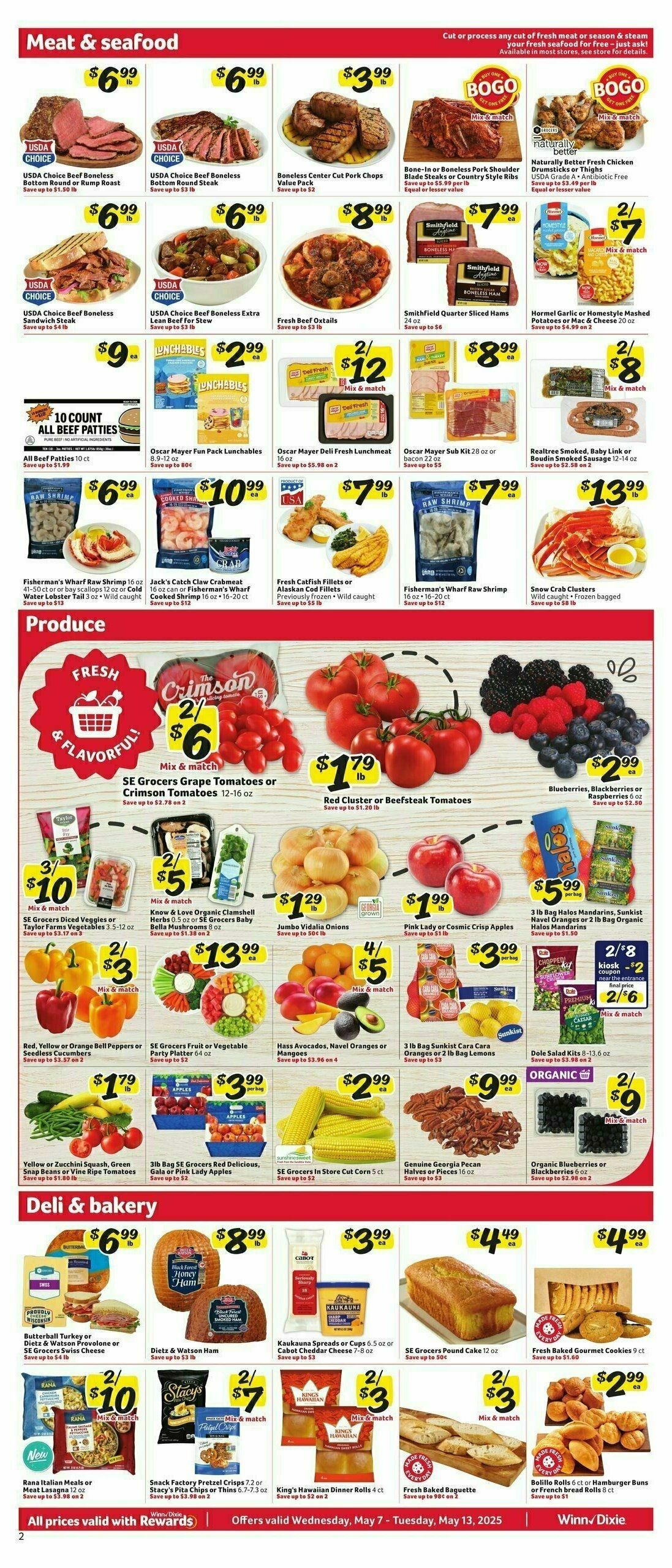 Winn-Dixie Weekly Ad from May 7