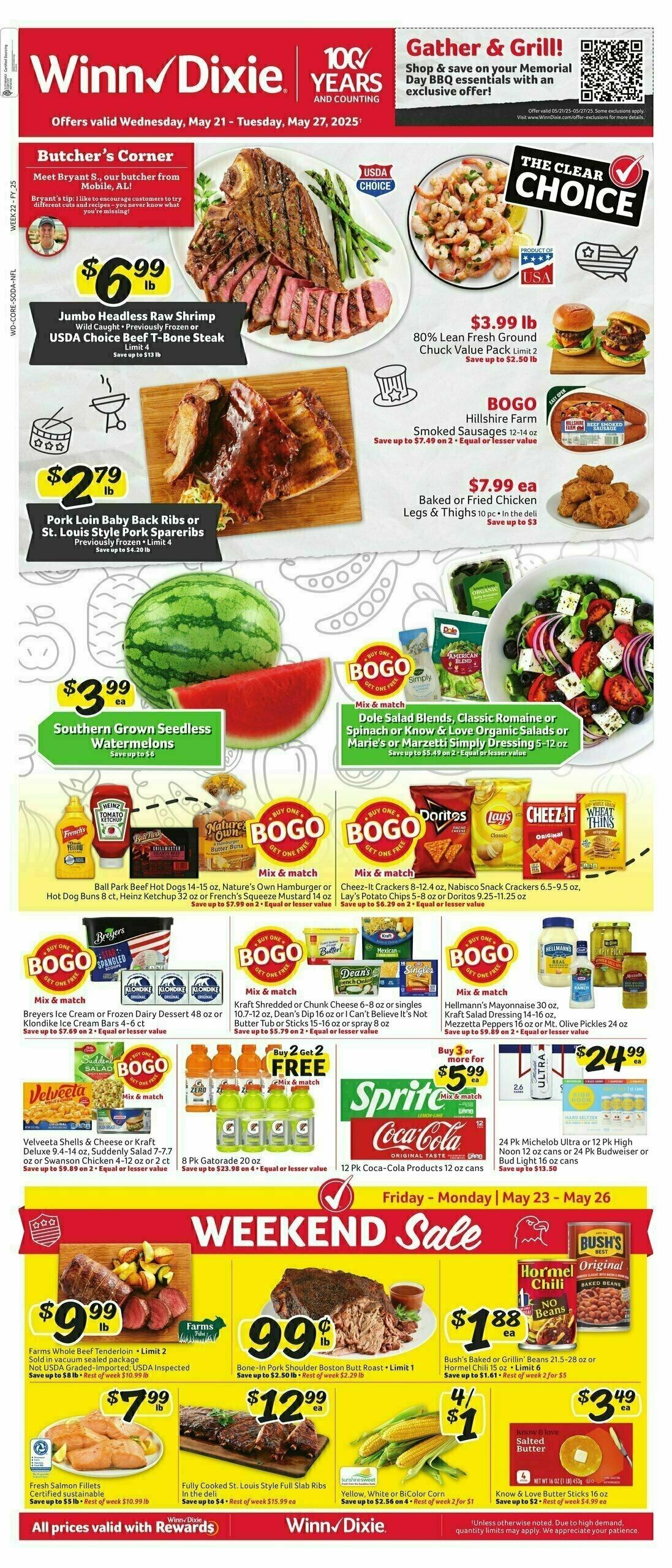 Winn-Dixie Weekly Ad from May 21
