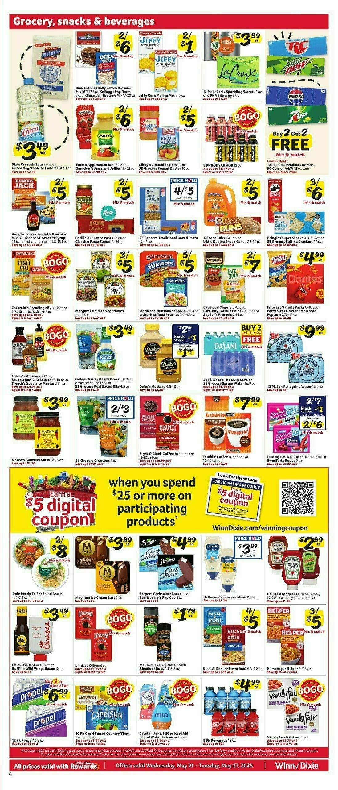 Winn-Dixie Weekly Ad from May 21