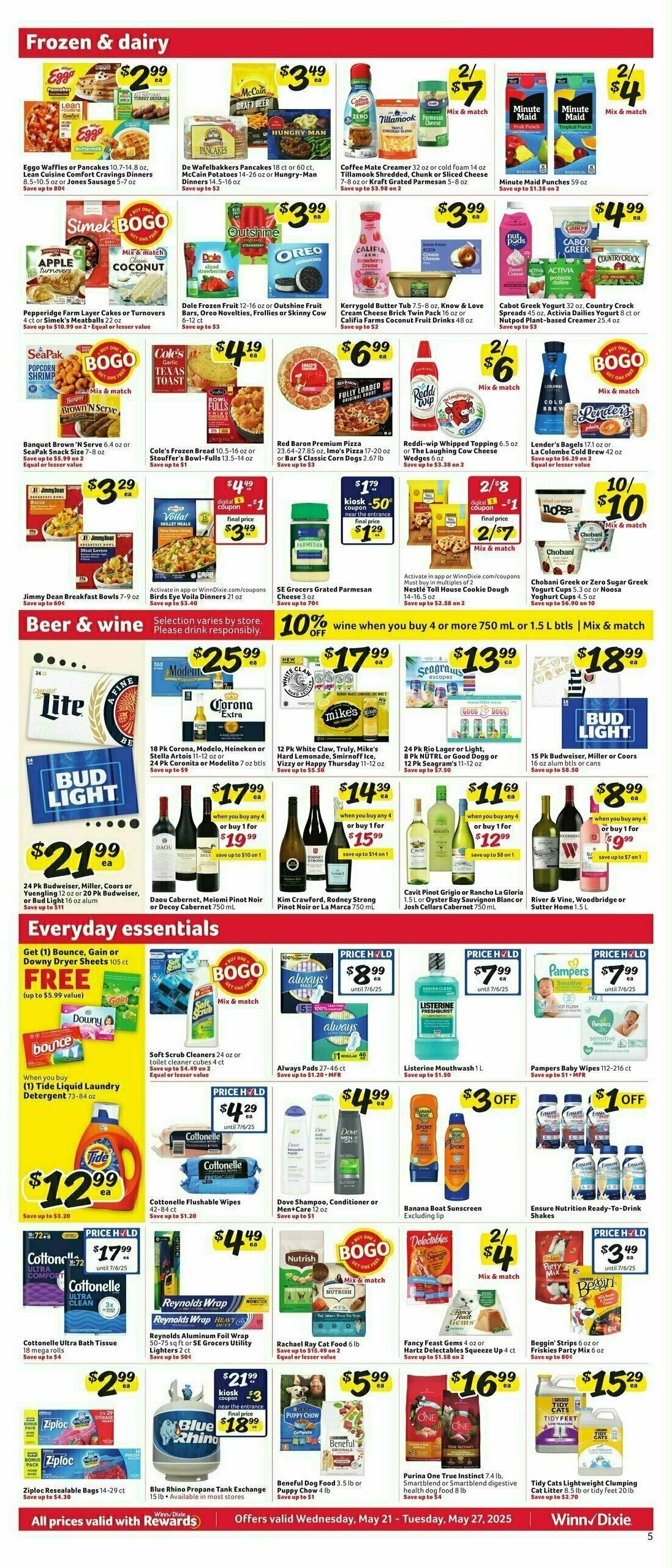 Winn-Dixie Weekly Ad from May 21